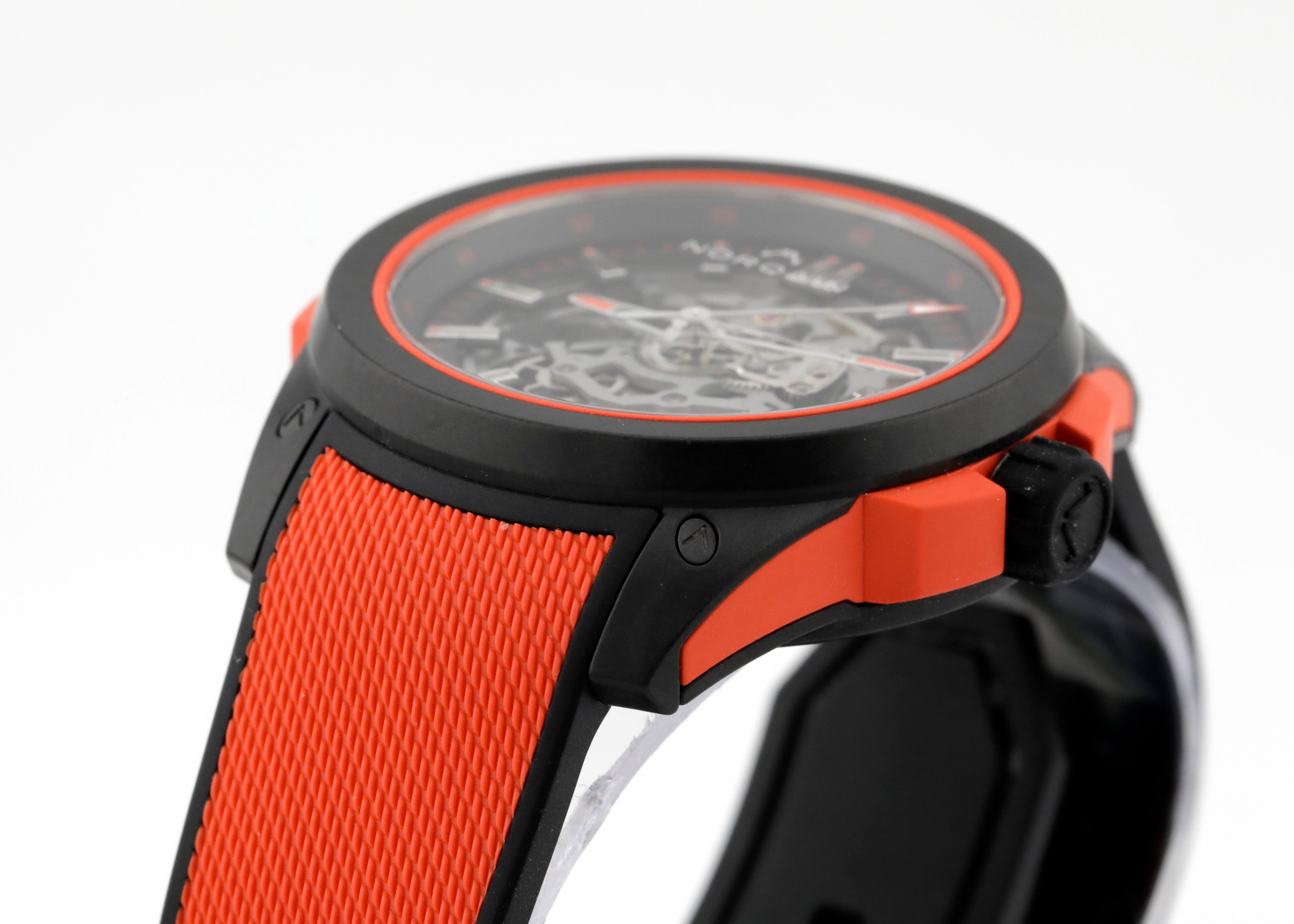 Pre Owned Norqain Wild One Skeleton Coral Ref# NNQ3000QBR2AS/B013