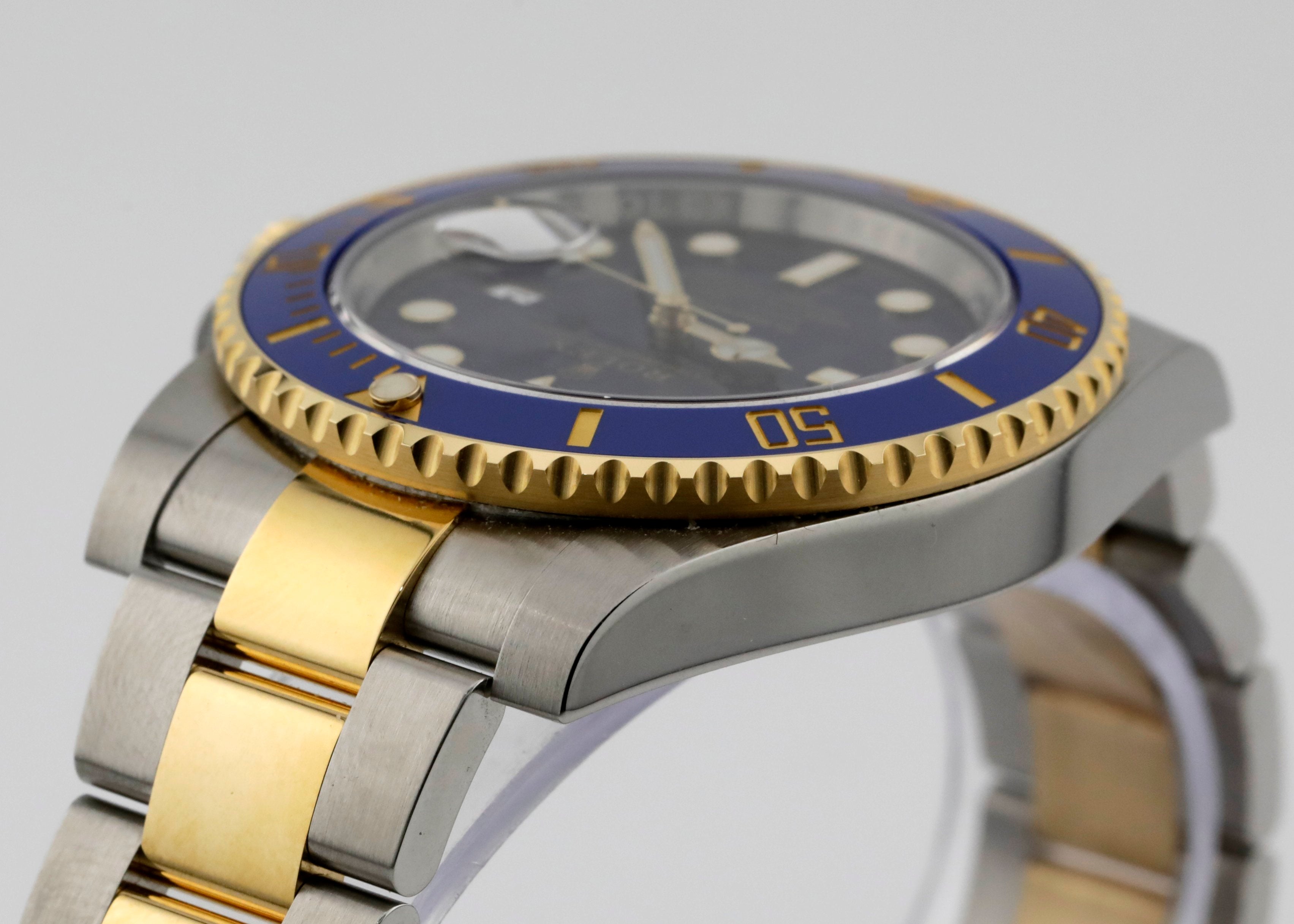 Pre Owned Rolex Submariner Date Bluesy Ref# 116613LB