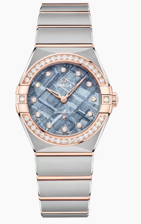 Omega Constellation Two Tone Meteorite Dial Ref# 13125286099001