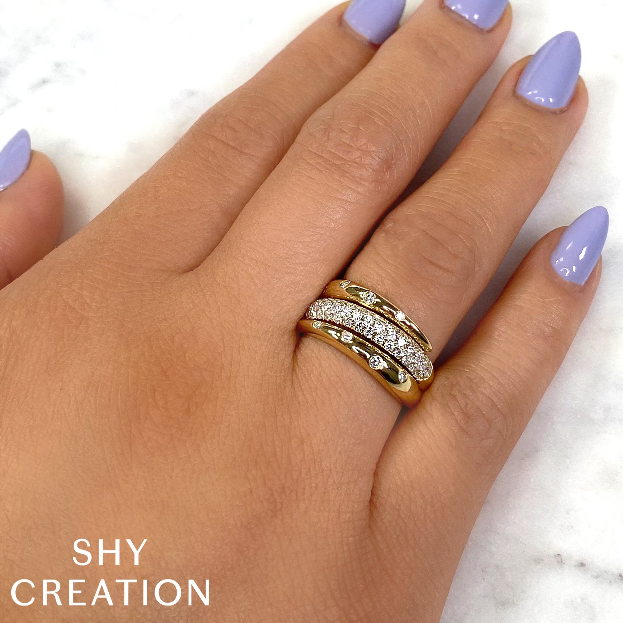 Shy Creation Diamond Ring