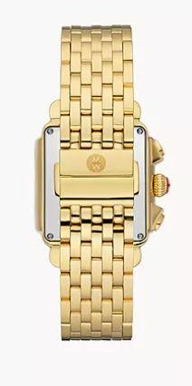 Michele Deco Diamond High Shine 18k Gold-Plated Ref# MWW06A000806