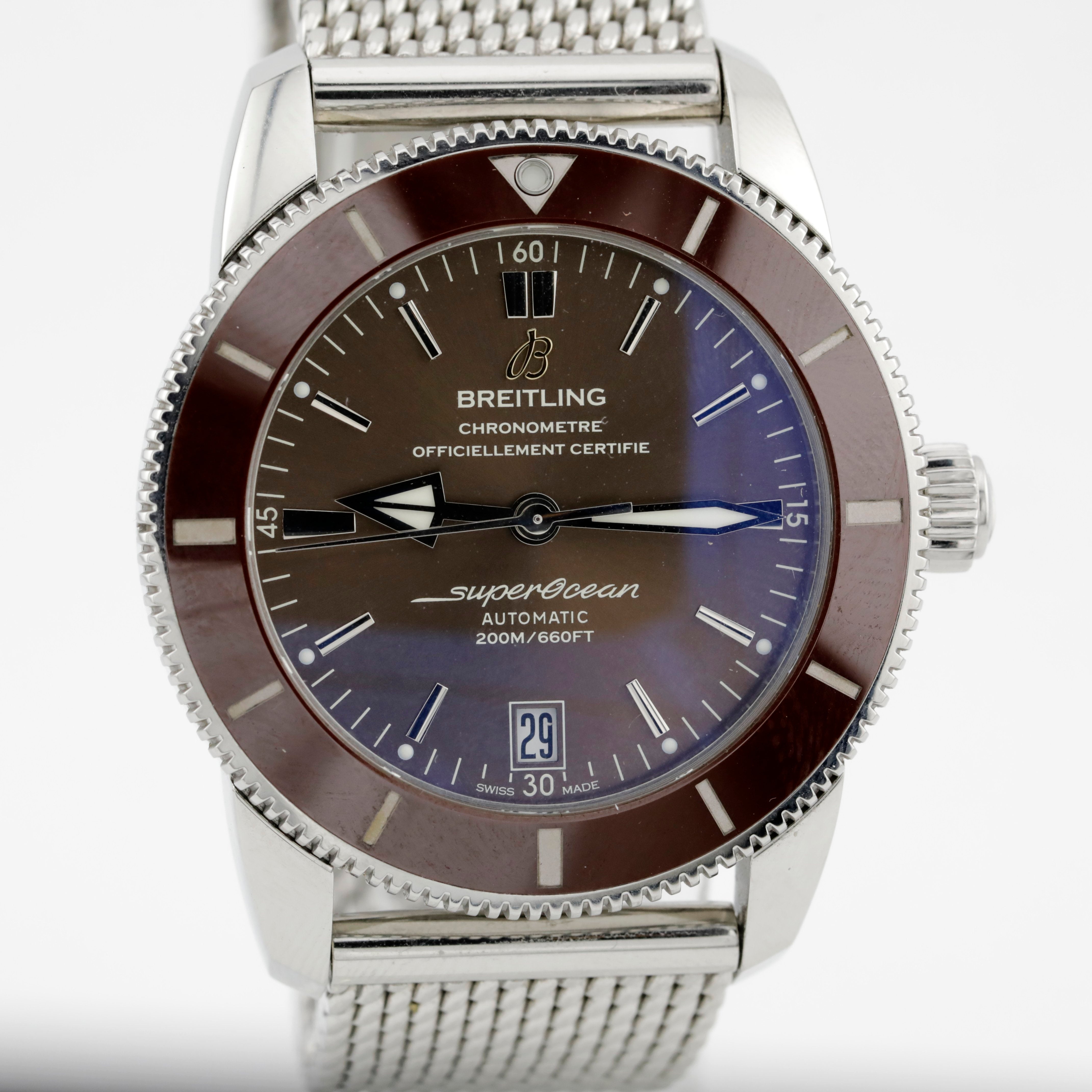 Pre Owned Breitling Superocean Heritage II 42 Ref# AB201033