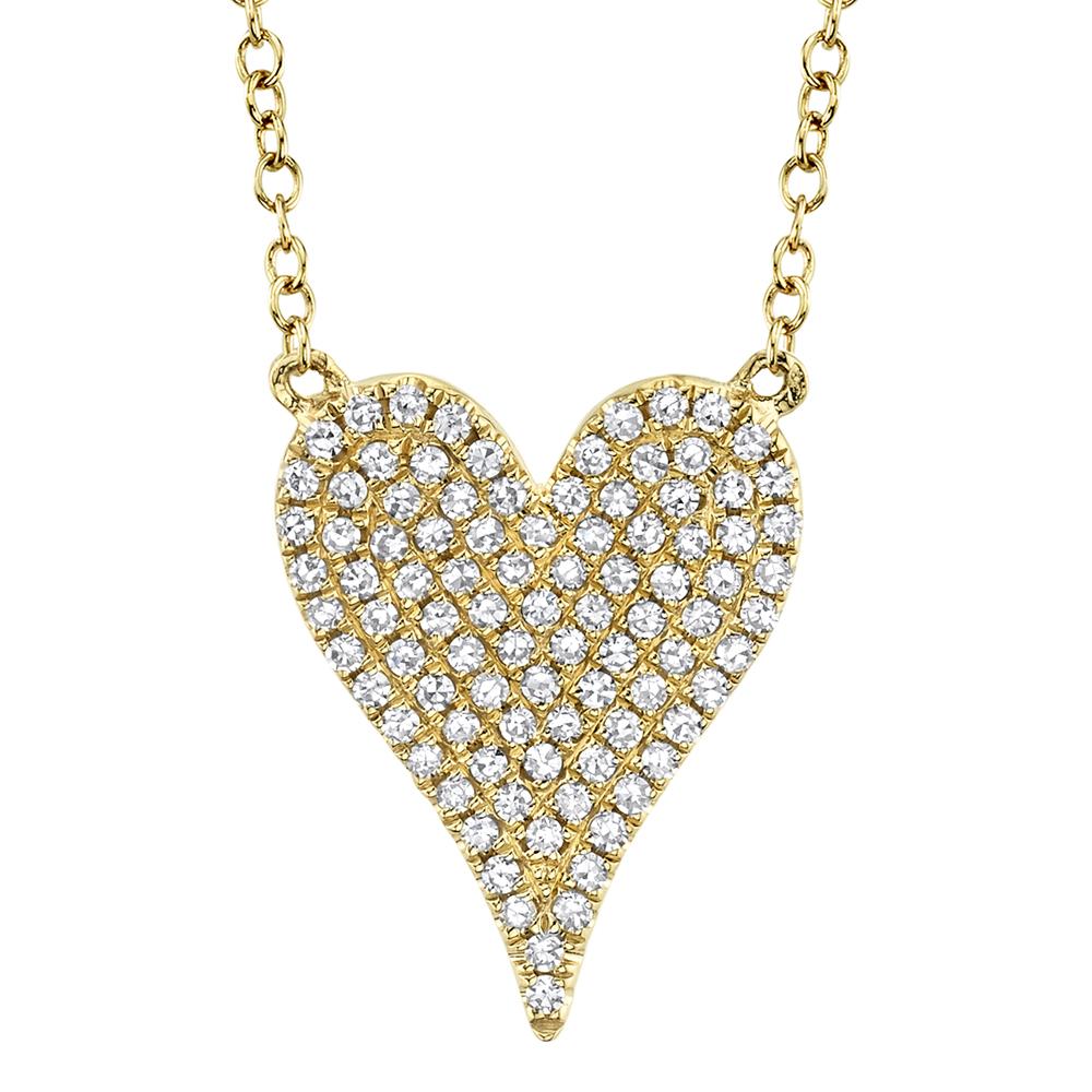 Shy Creation Diamond Heart Necklace