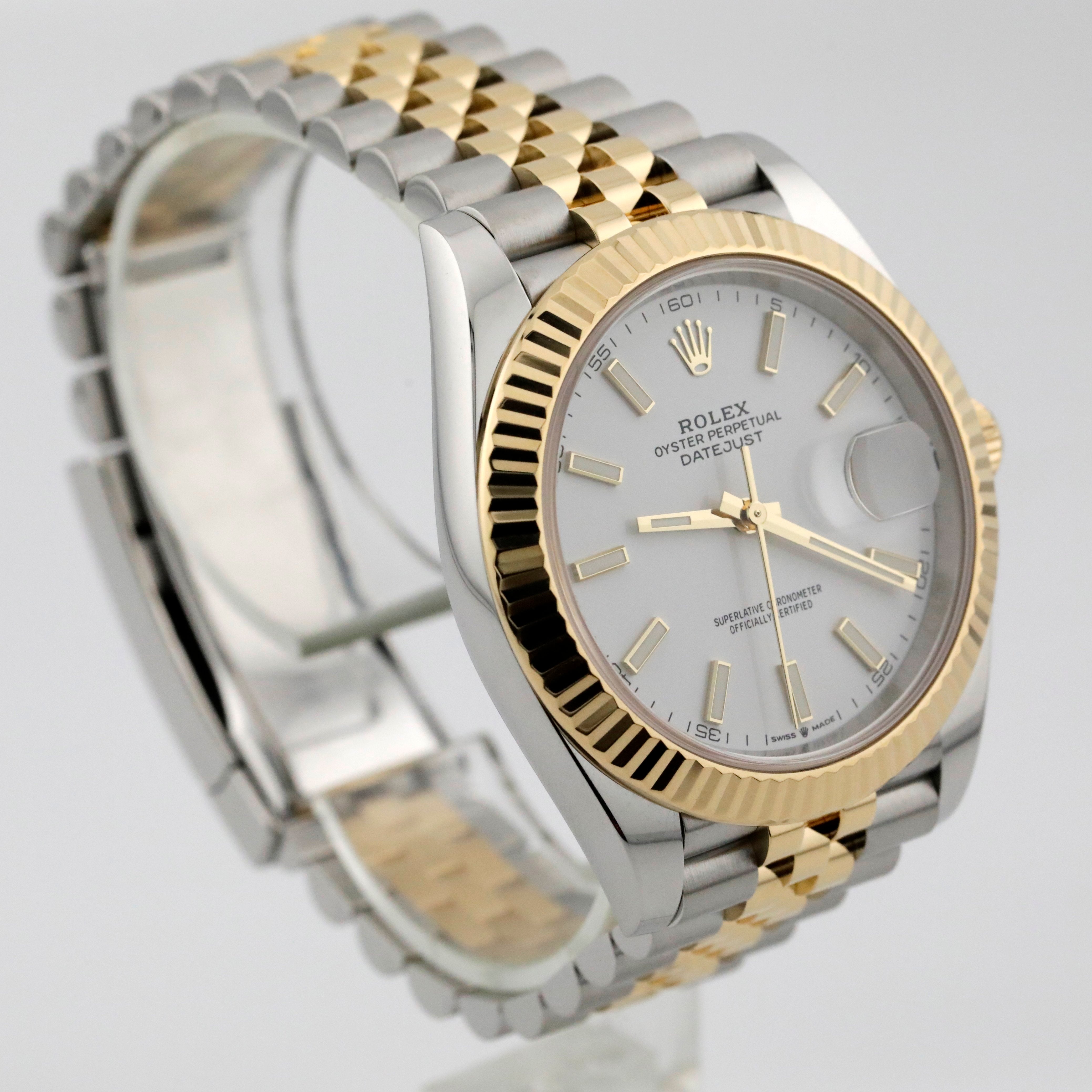 Pre-Owned Rolex Datejust 41 Two Tone 18k Yellow Gold Ref# 126333