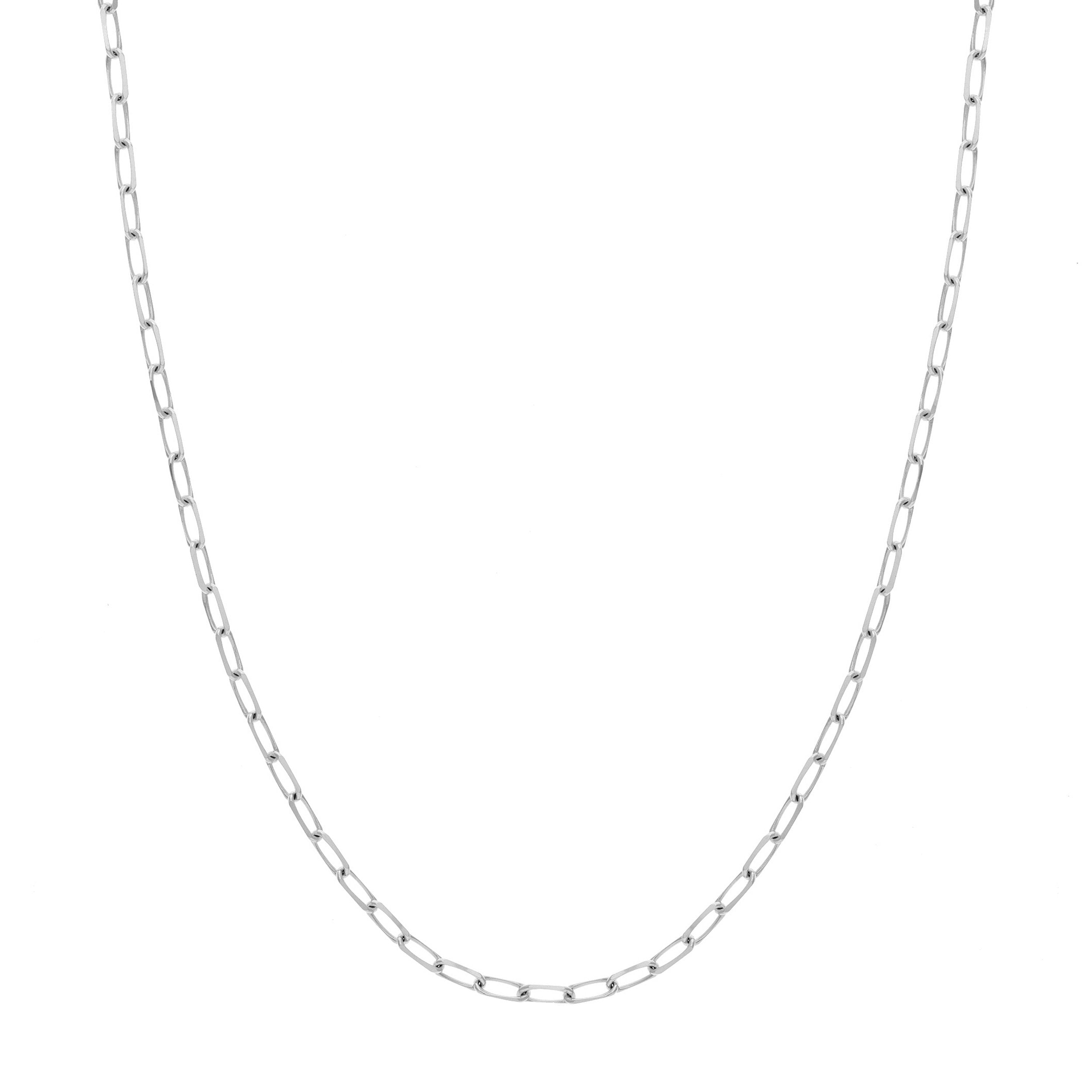 Sterling Silver Paperclip Chain