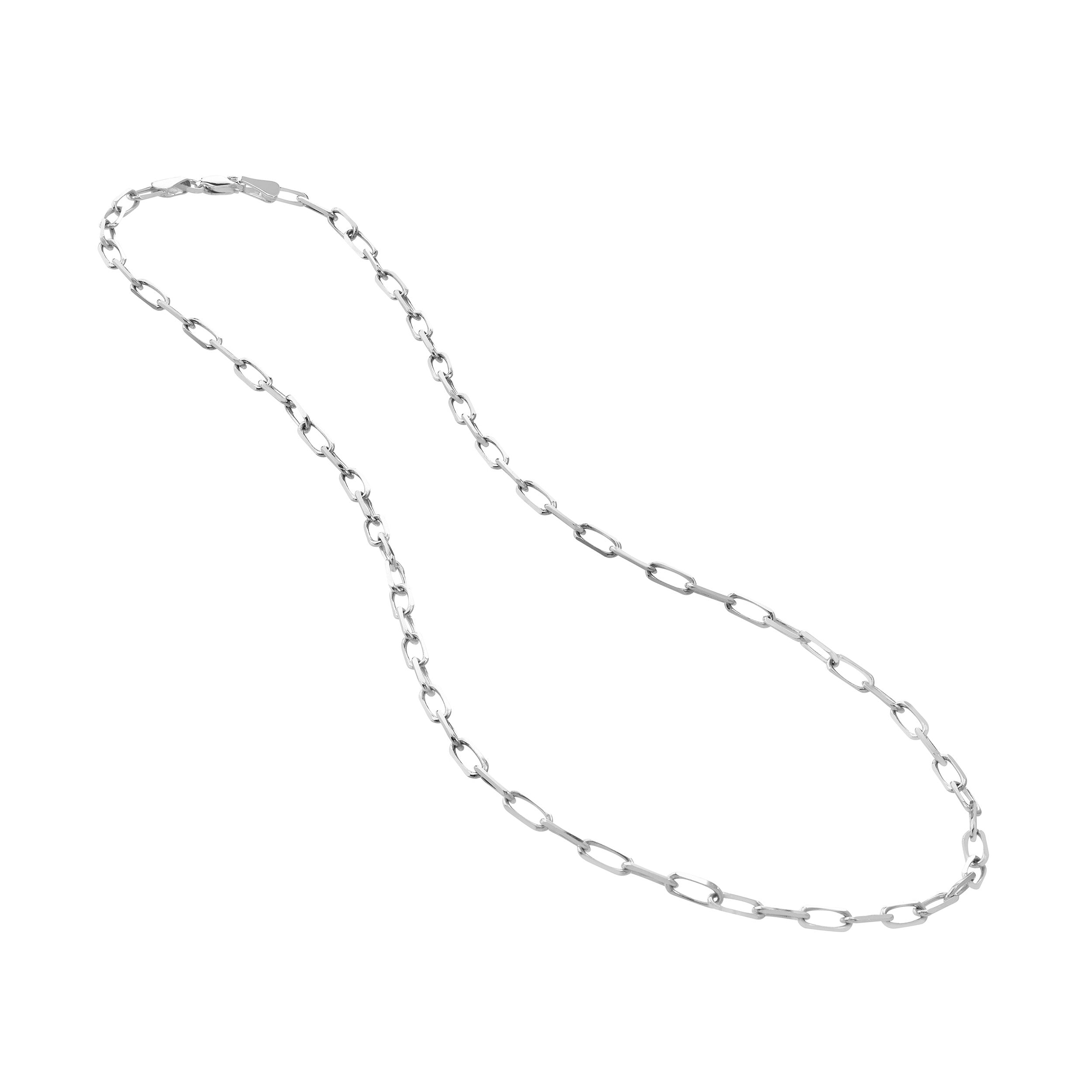 Sterling Silver Paperclip Chain