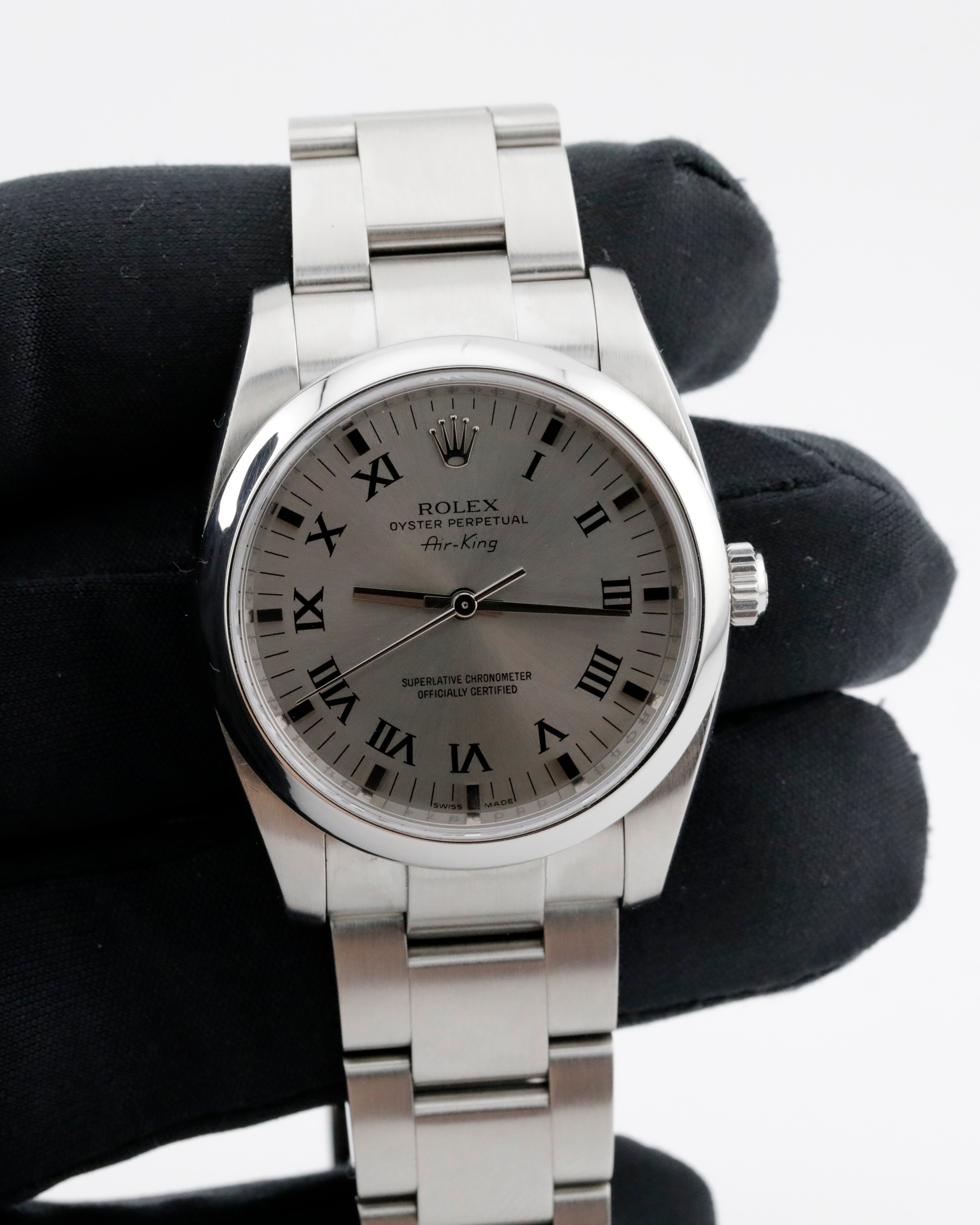 Pre-Owned Rolex Air King Oyster Perpetual 34mm ref. 114200