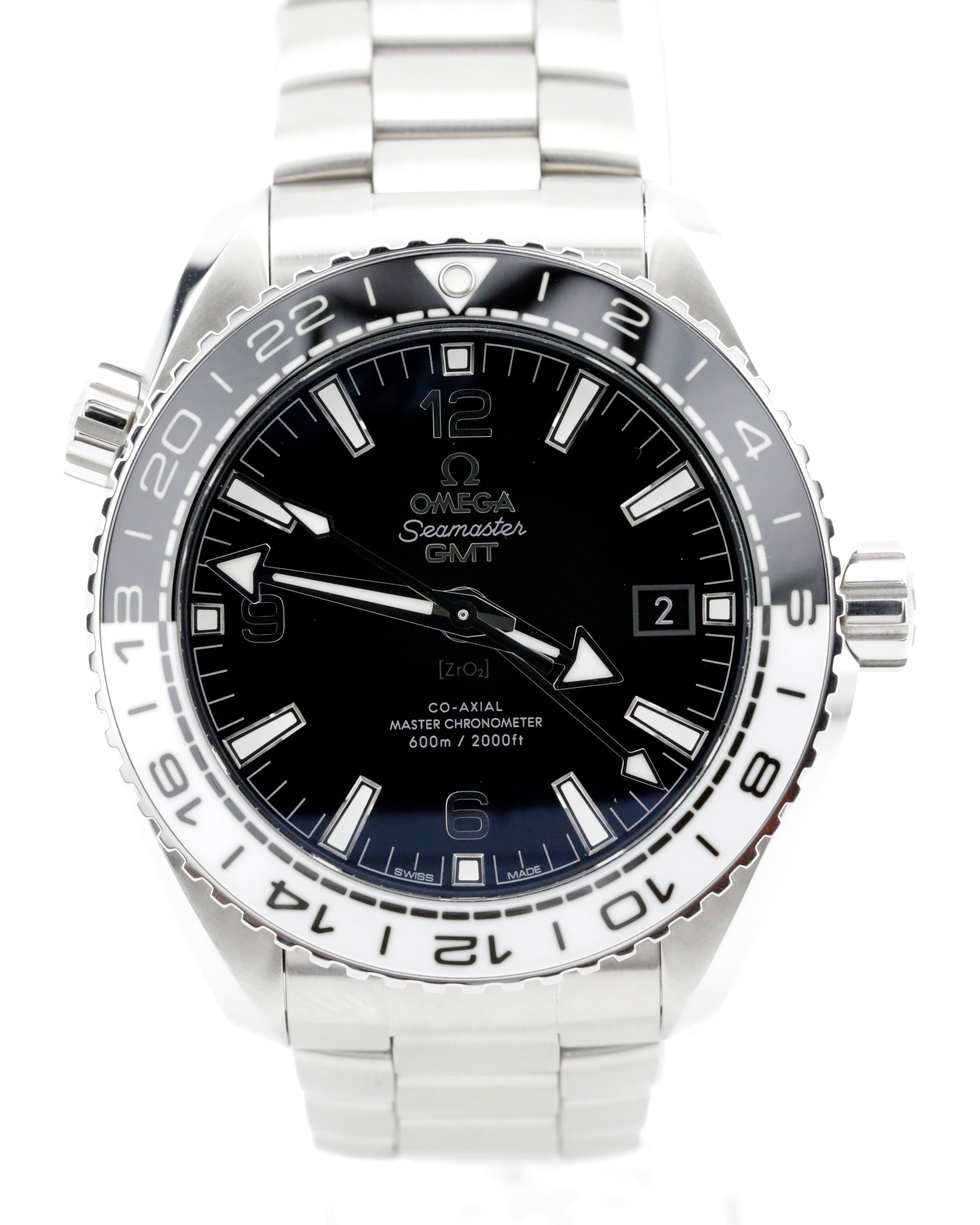 Ocean Gmt Omega Seamaster Planet Ocean Movement DEEP BLACK Omega