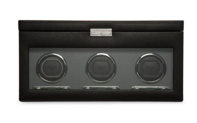 Wolf Viceroy Triple Watch Winder with Storage
