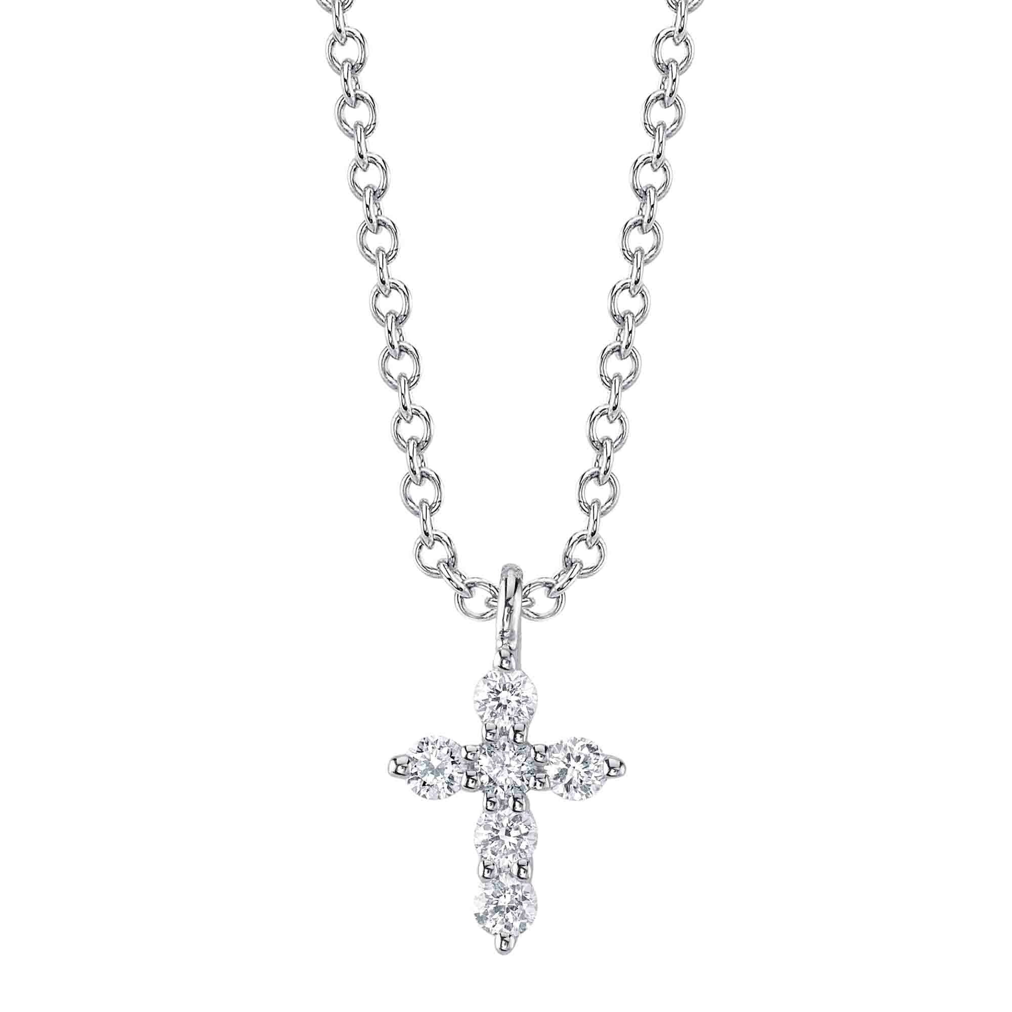 Shy Creation Diamond Cross Pendant