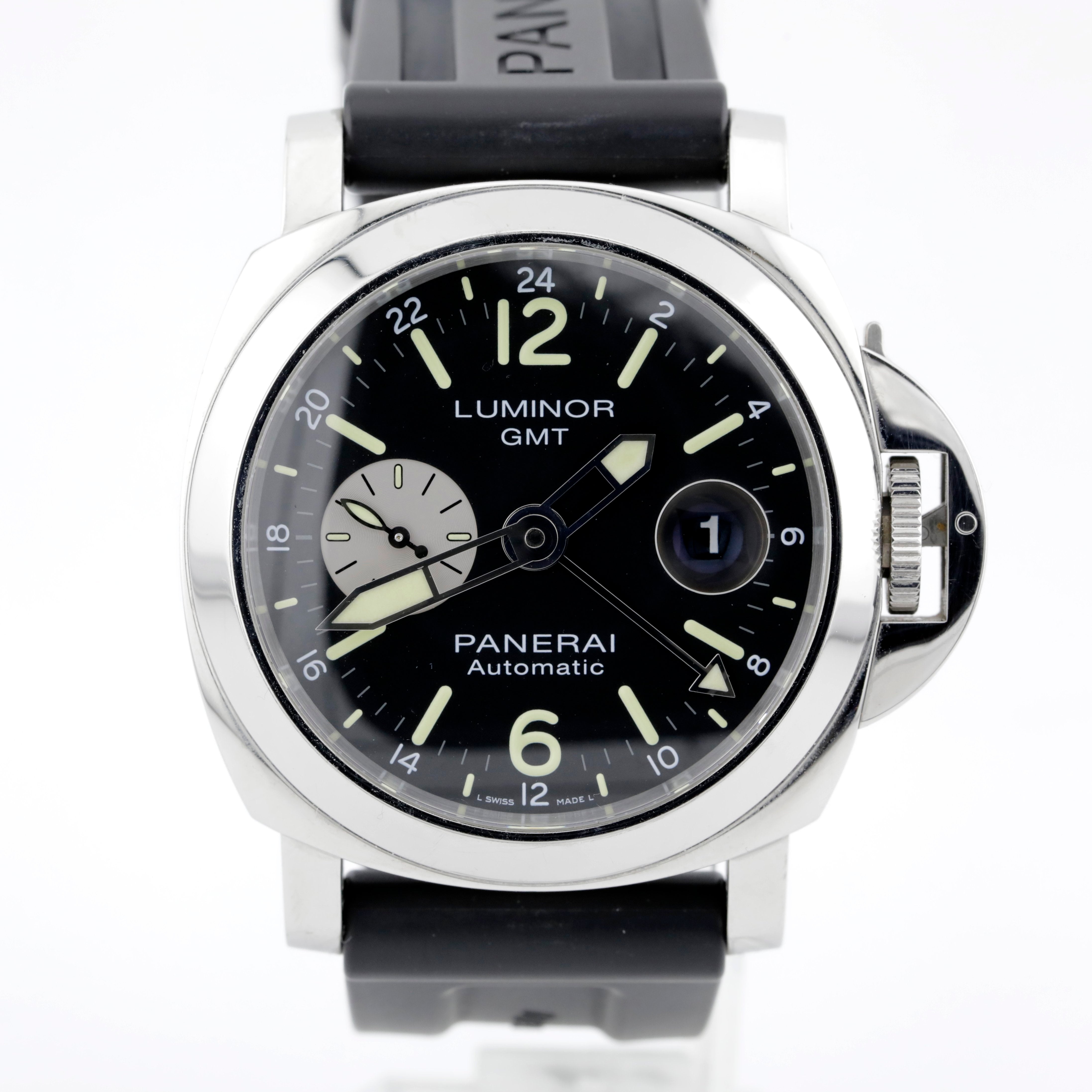 Pre Owned Panerai Luminor 44 GMT Ref# PAM01088