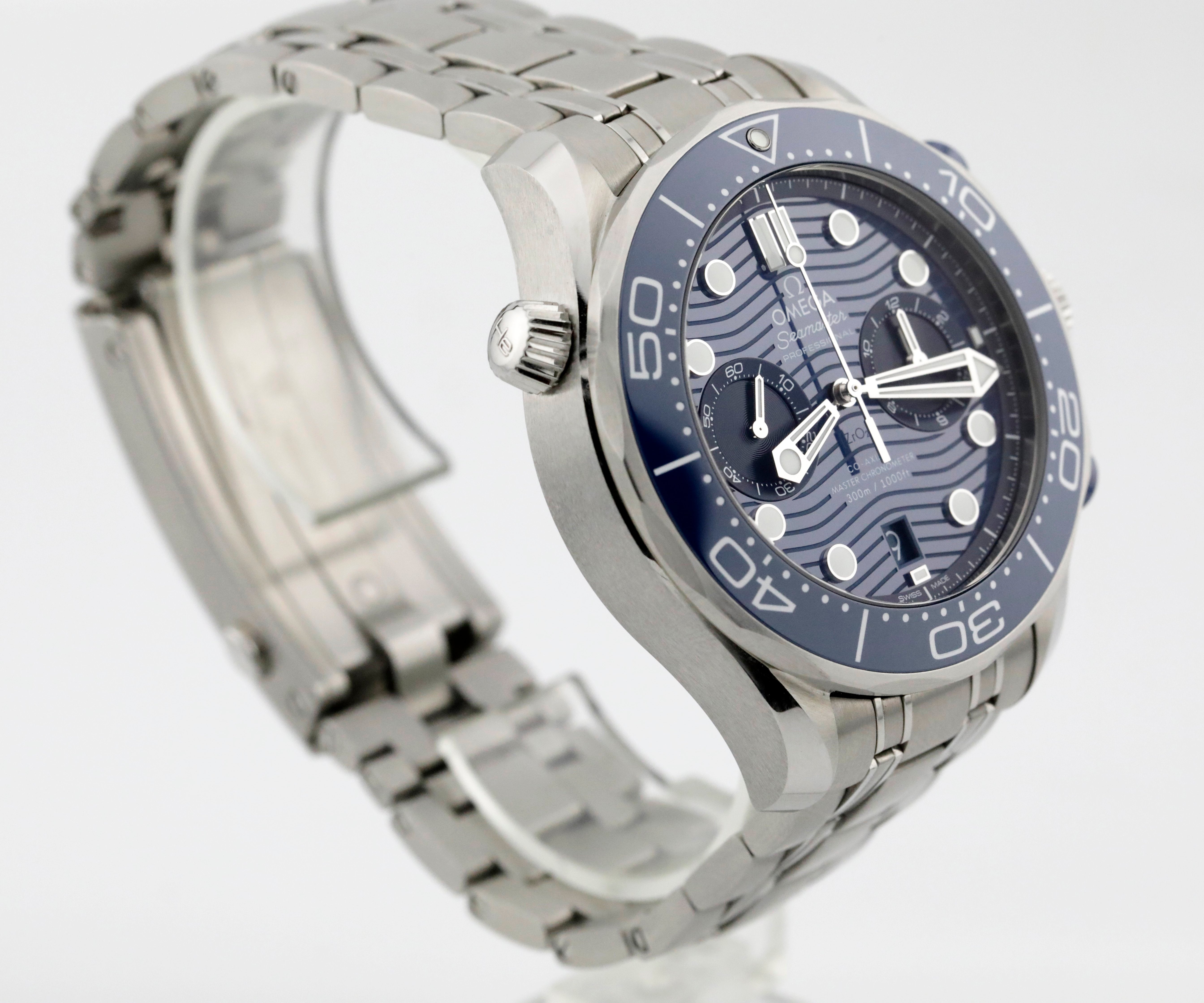 Pre-Owned Omega Seamaster Diver 300M Chronograph REF# 21030445103001