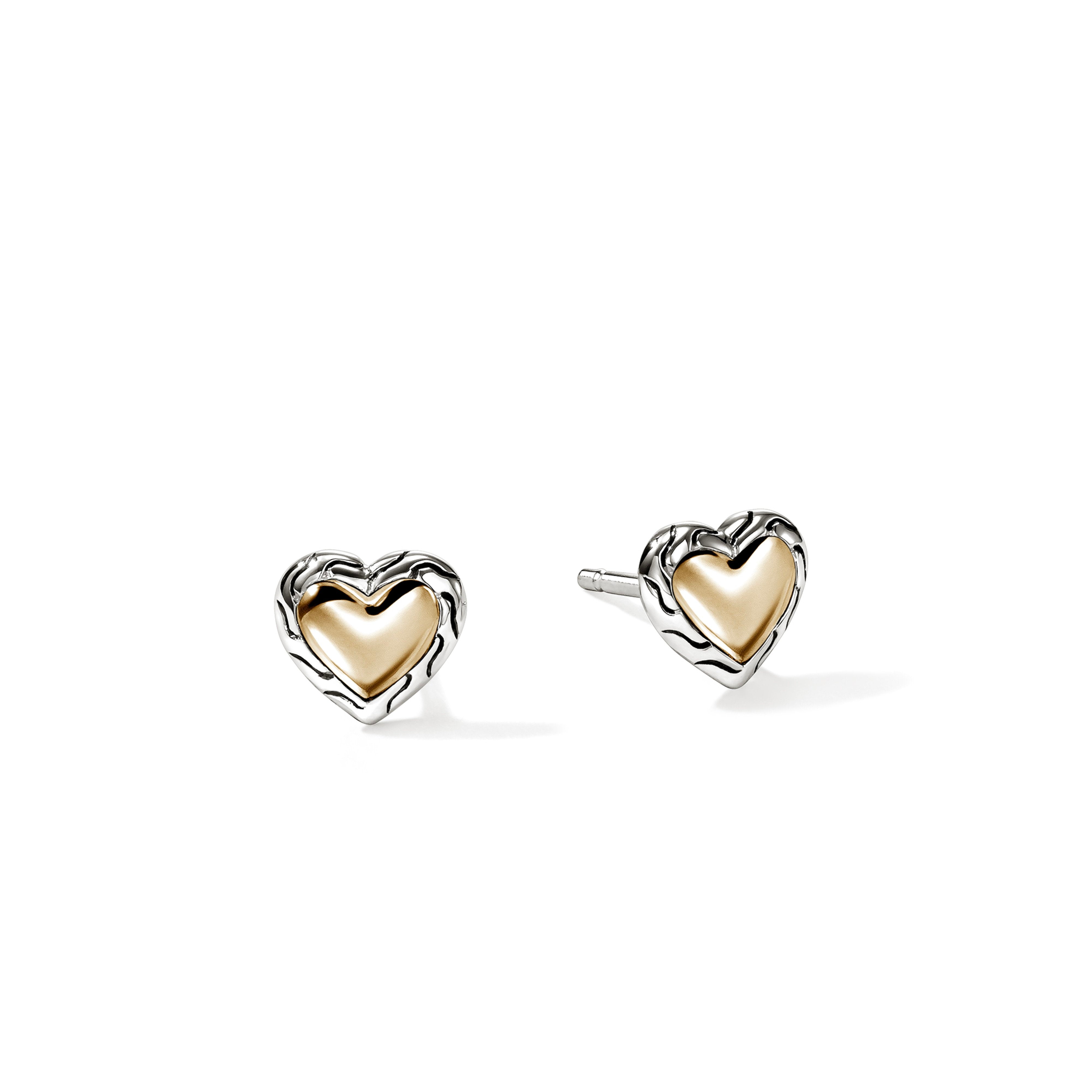John Hardy Heart Earrings