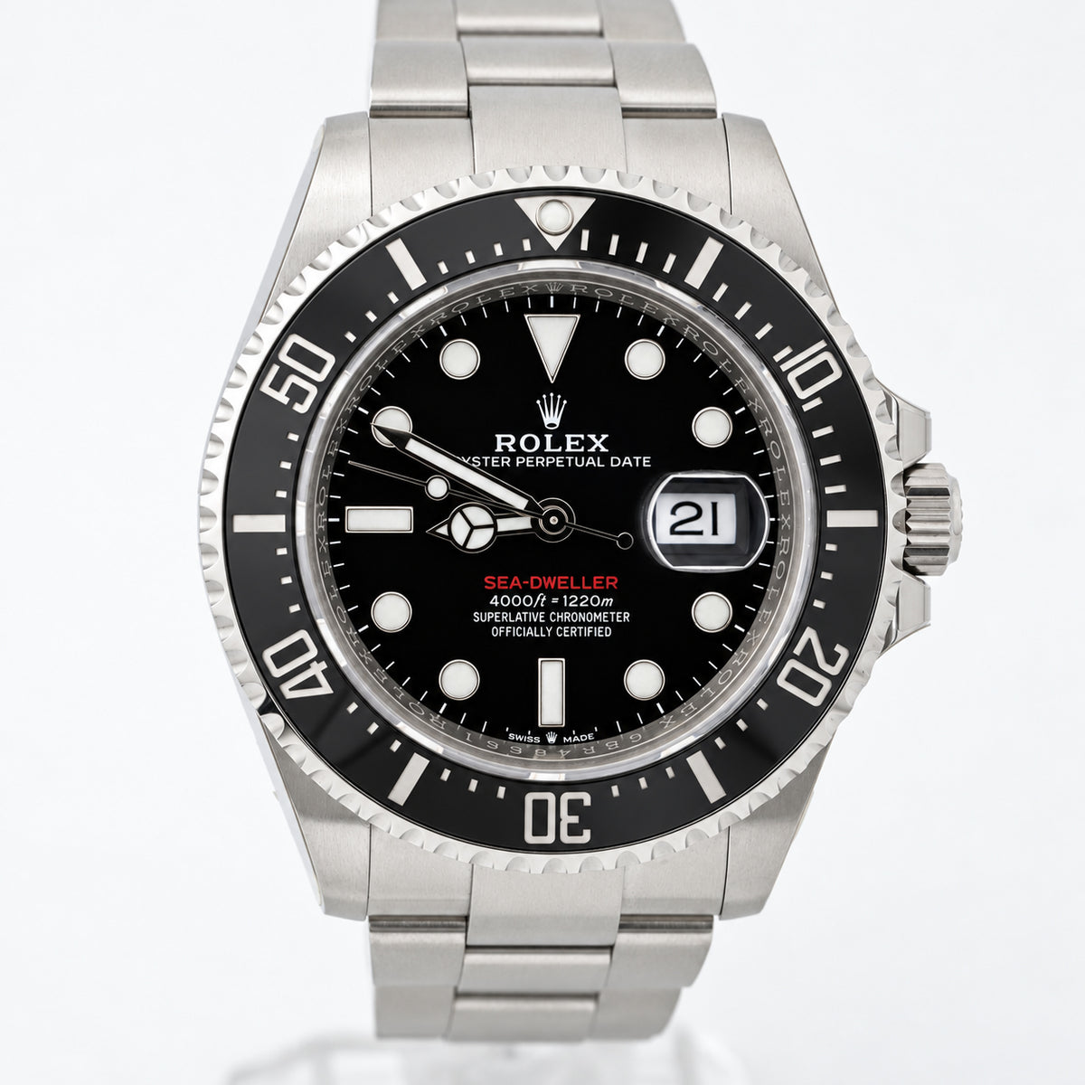 Pre Owned Rolex Sea-Dweller 43, stainless steel, ref. 126600