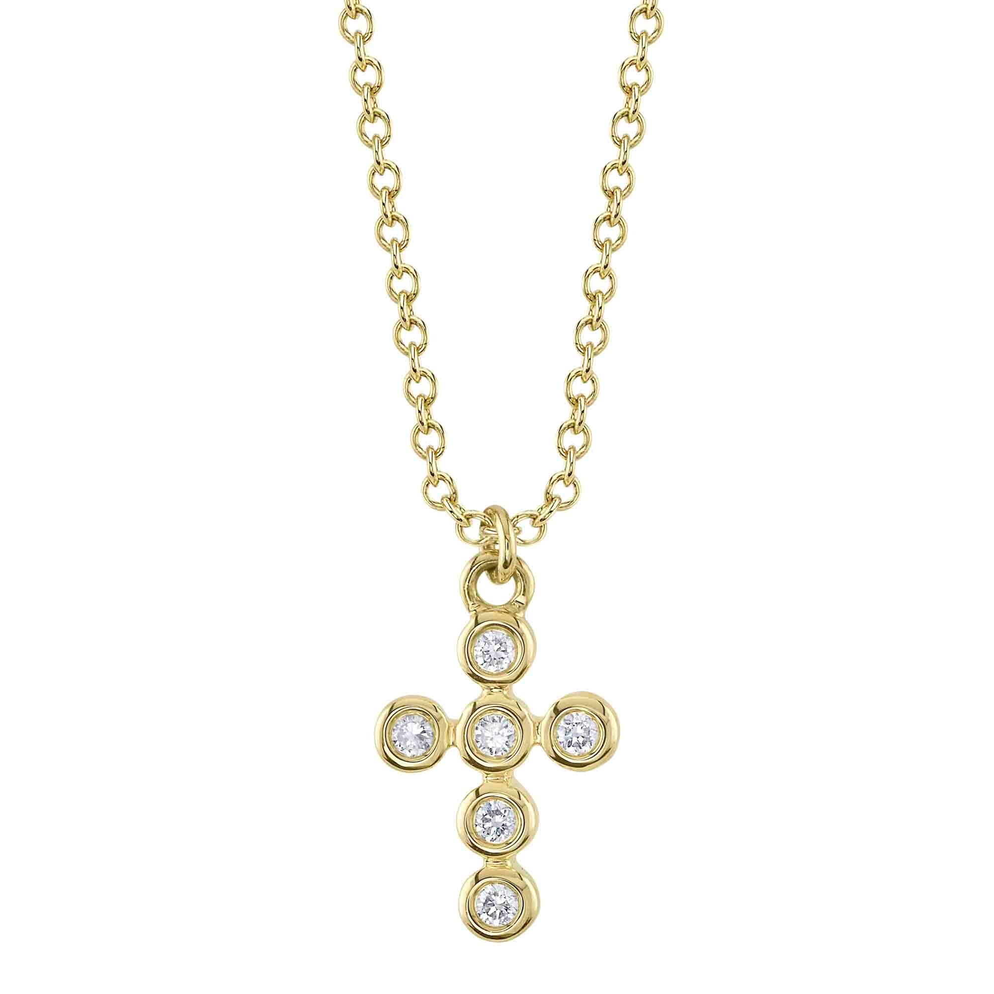 Shy Creation Diamond Cross Pendant