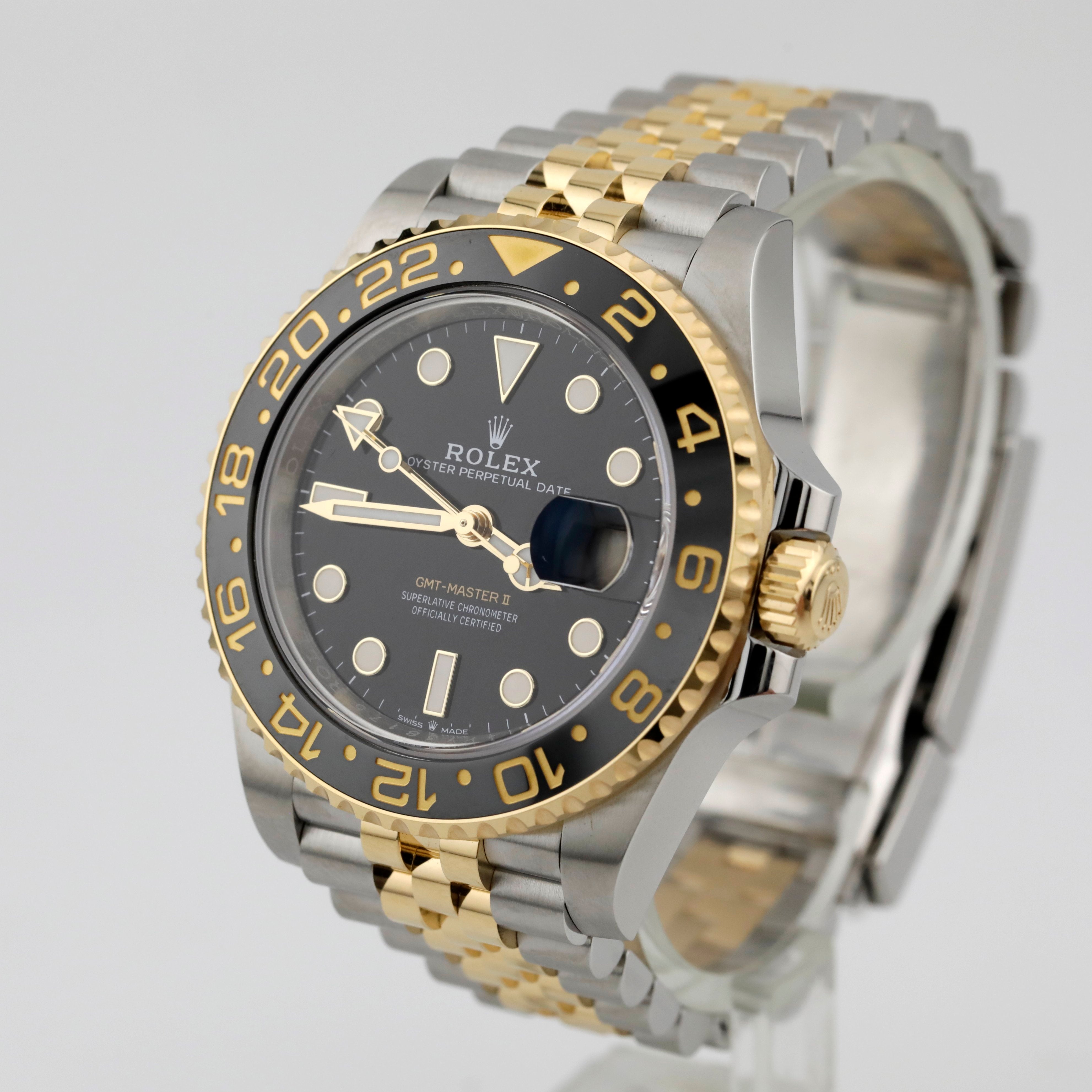 Pre Owned Rolex GMT-Master II Bruce Wayne Ref# 126713GRNR