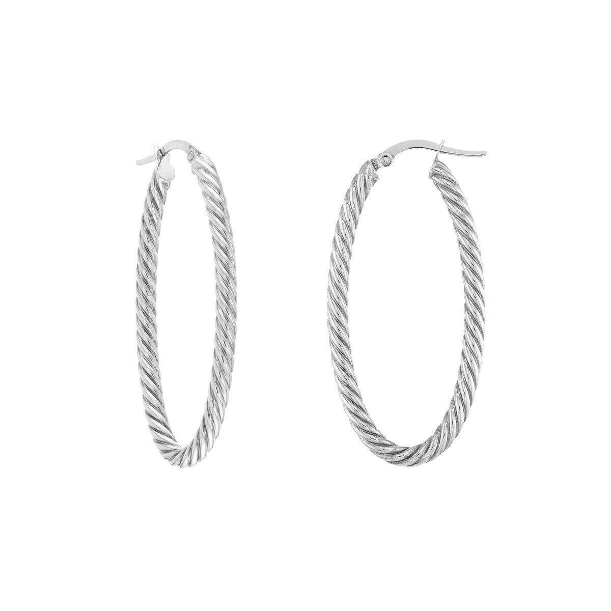 Twisted Hoop Earrings