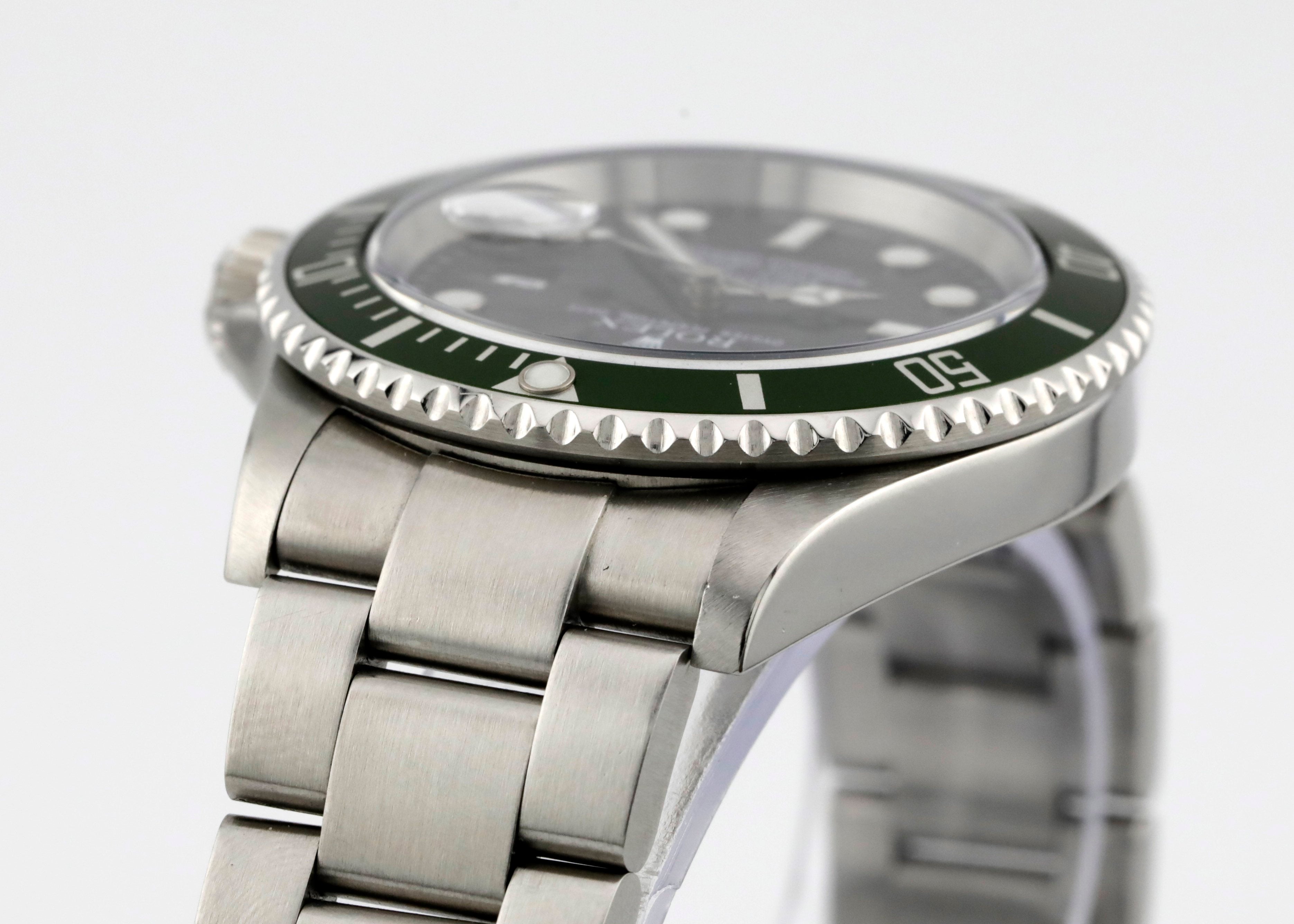 Pre Owned Rolex Submairner Date Kermit Ref# 16610LV