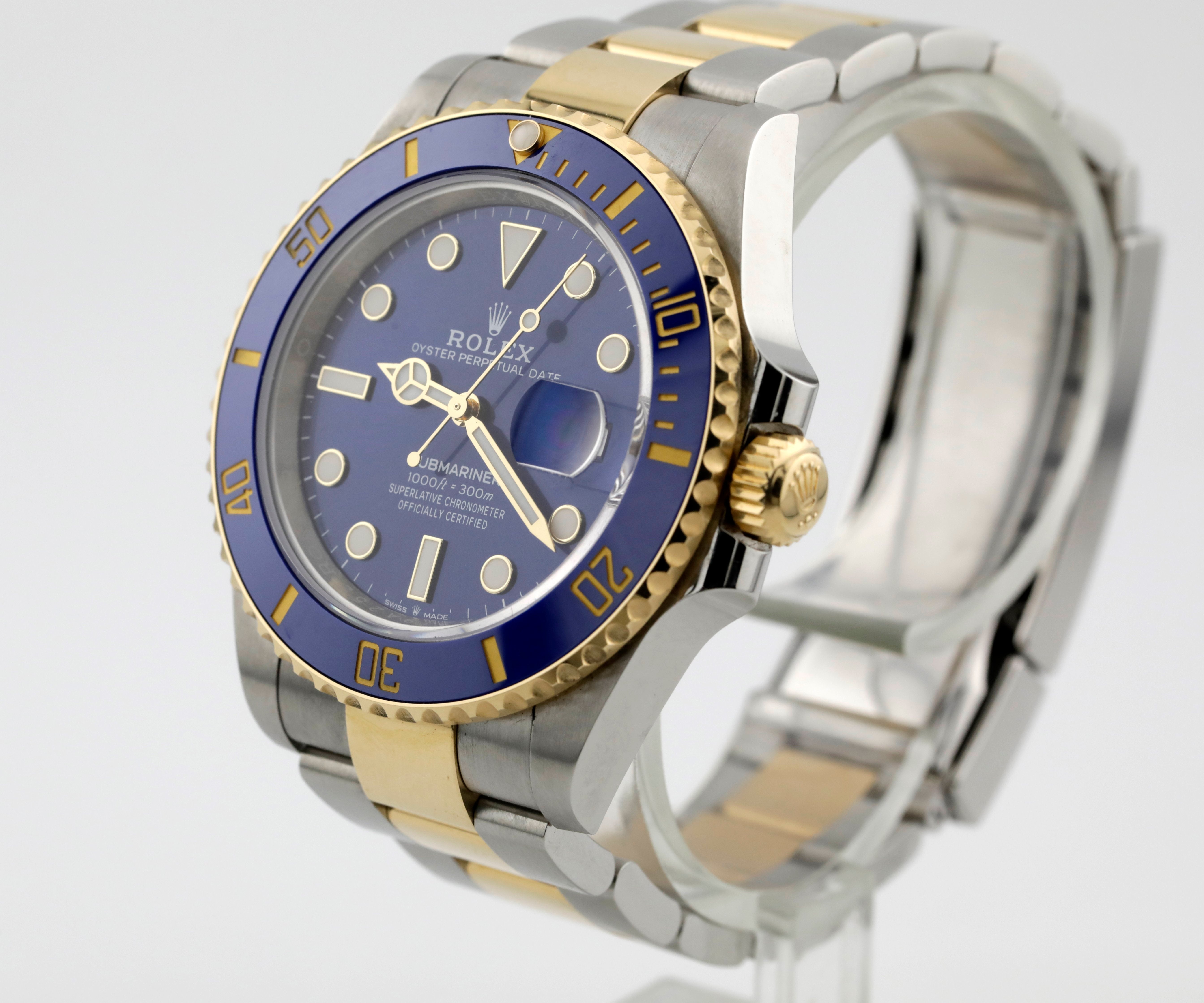 Pre Owned  Rolex Submariner Date Bluesy Ref# 126613LB
