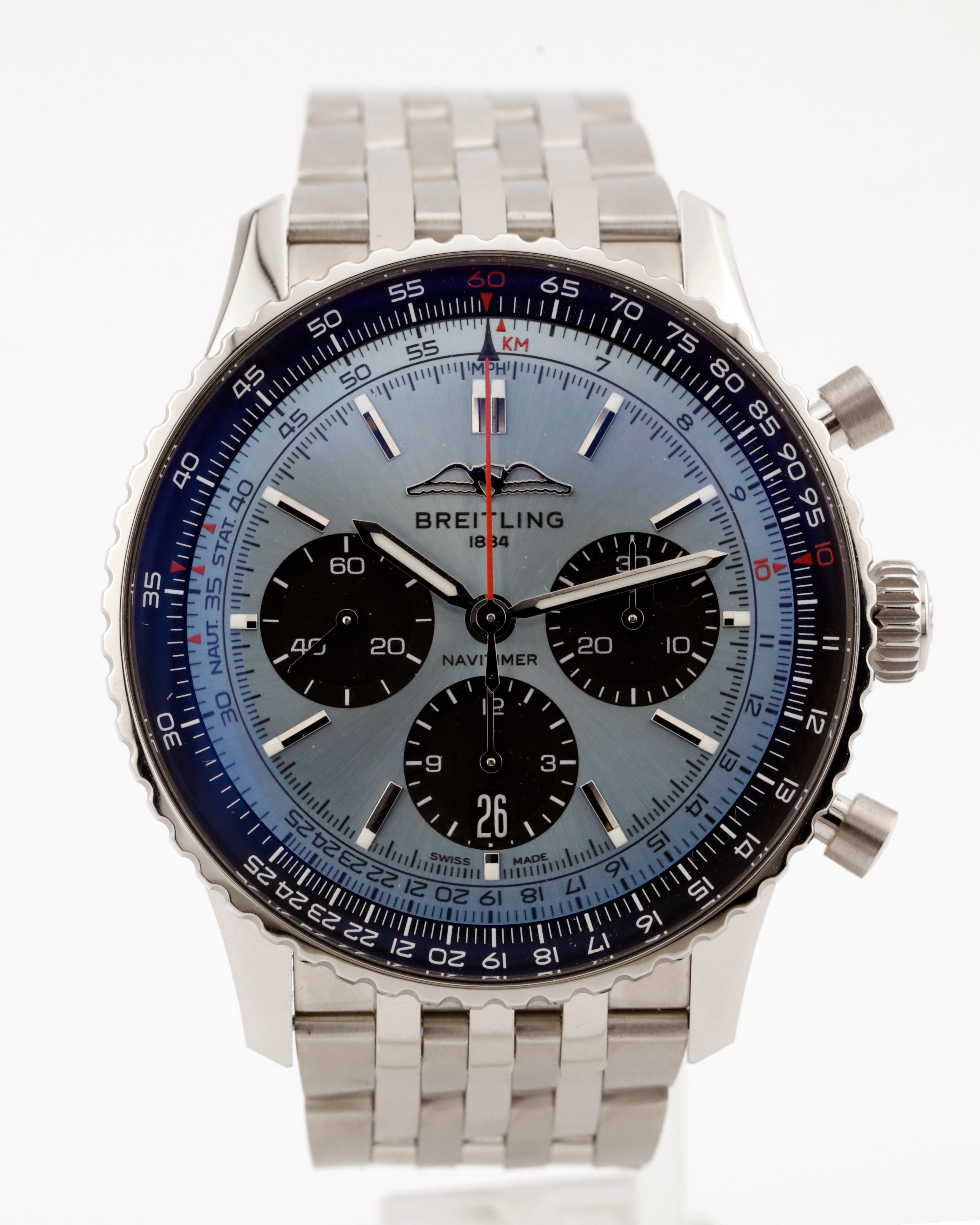 Pre Owned Breilting Navitimer Chronograph B01 43 Ref# AB0138241C1A1