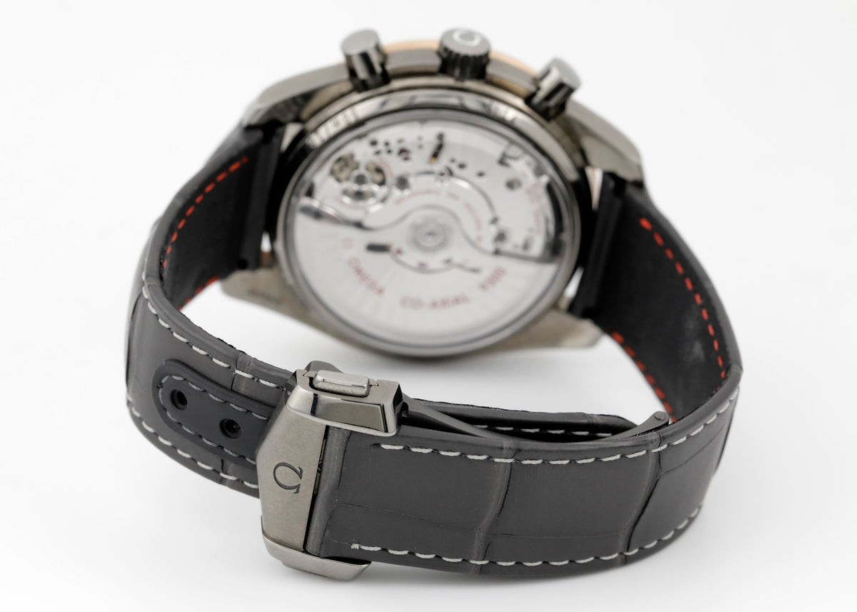 Pre Owned Omega Speedmaster Grey Side of The Moon Meteorite Dial Ref# 31163445199001