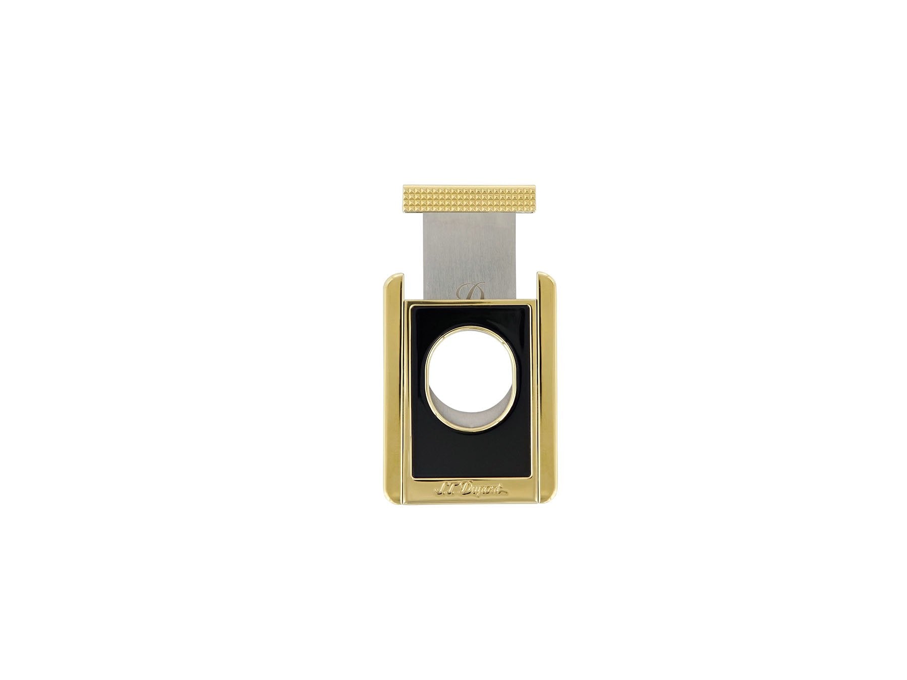 S.T. Dupont Black And Gold Cigar Cutter Stand