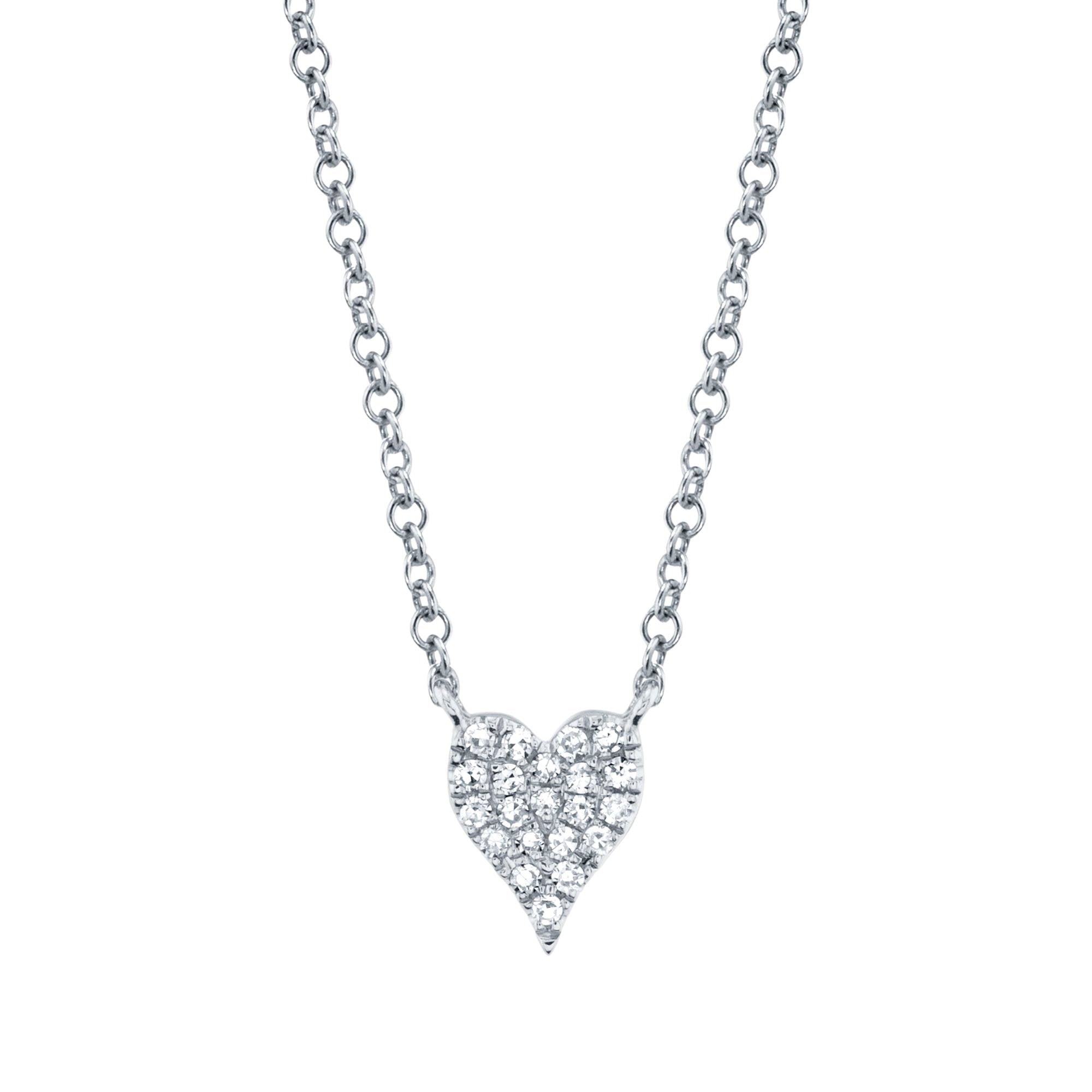 Shy Creation Diamond Heart Necklace