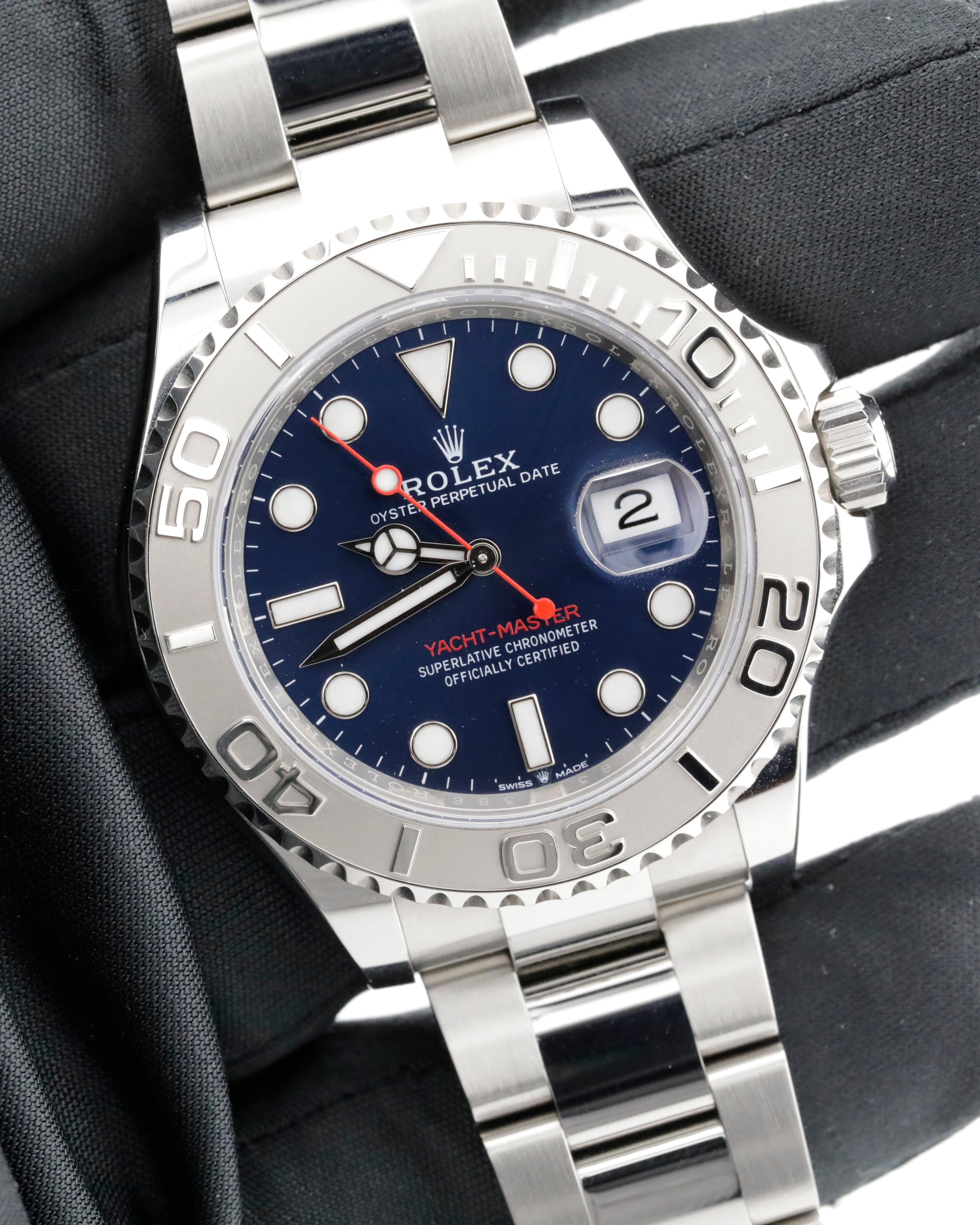 Pre Owned Rolex Yachtmaster, Blue dial, ref. 126622