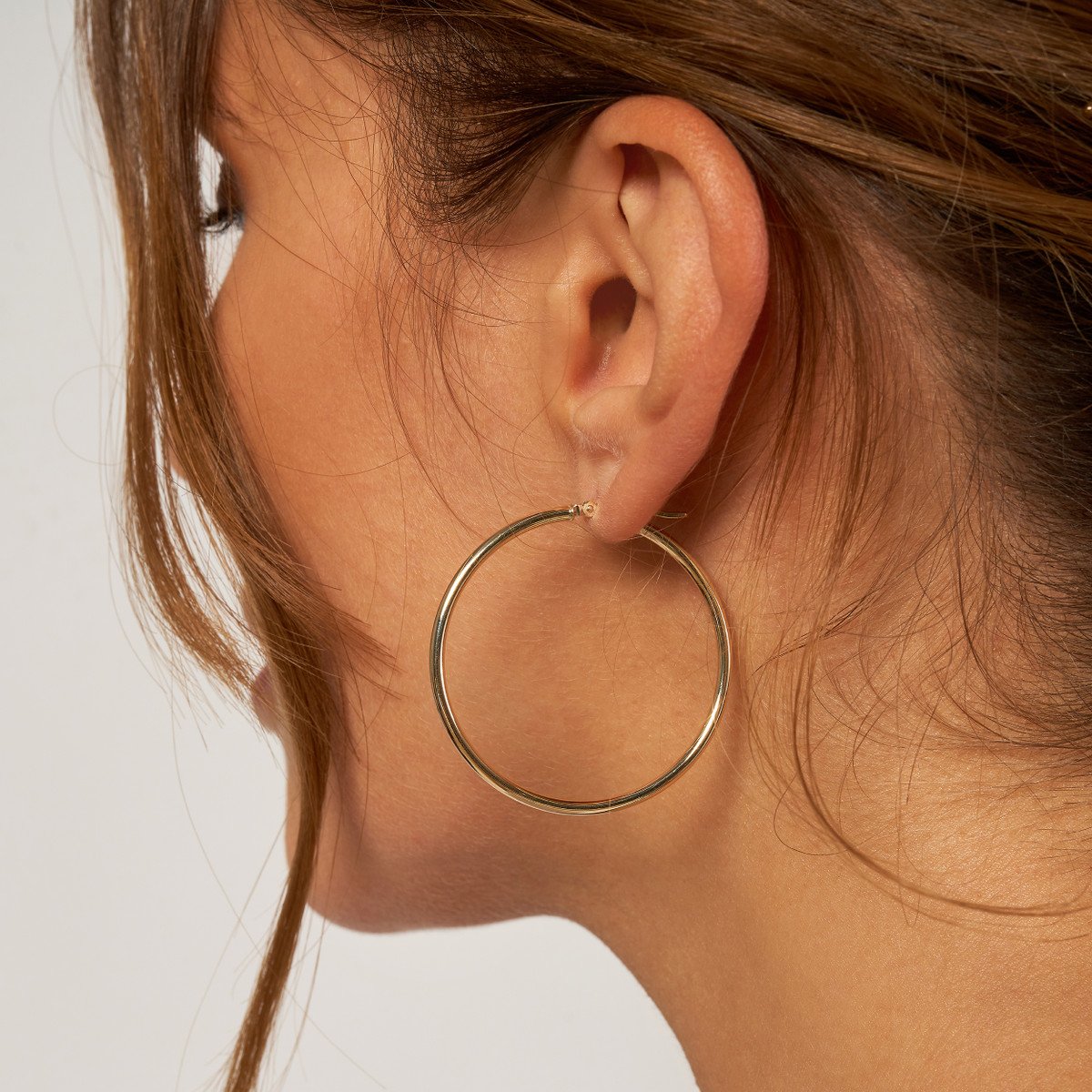 Polished Hoop Earrings