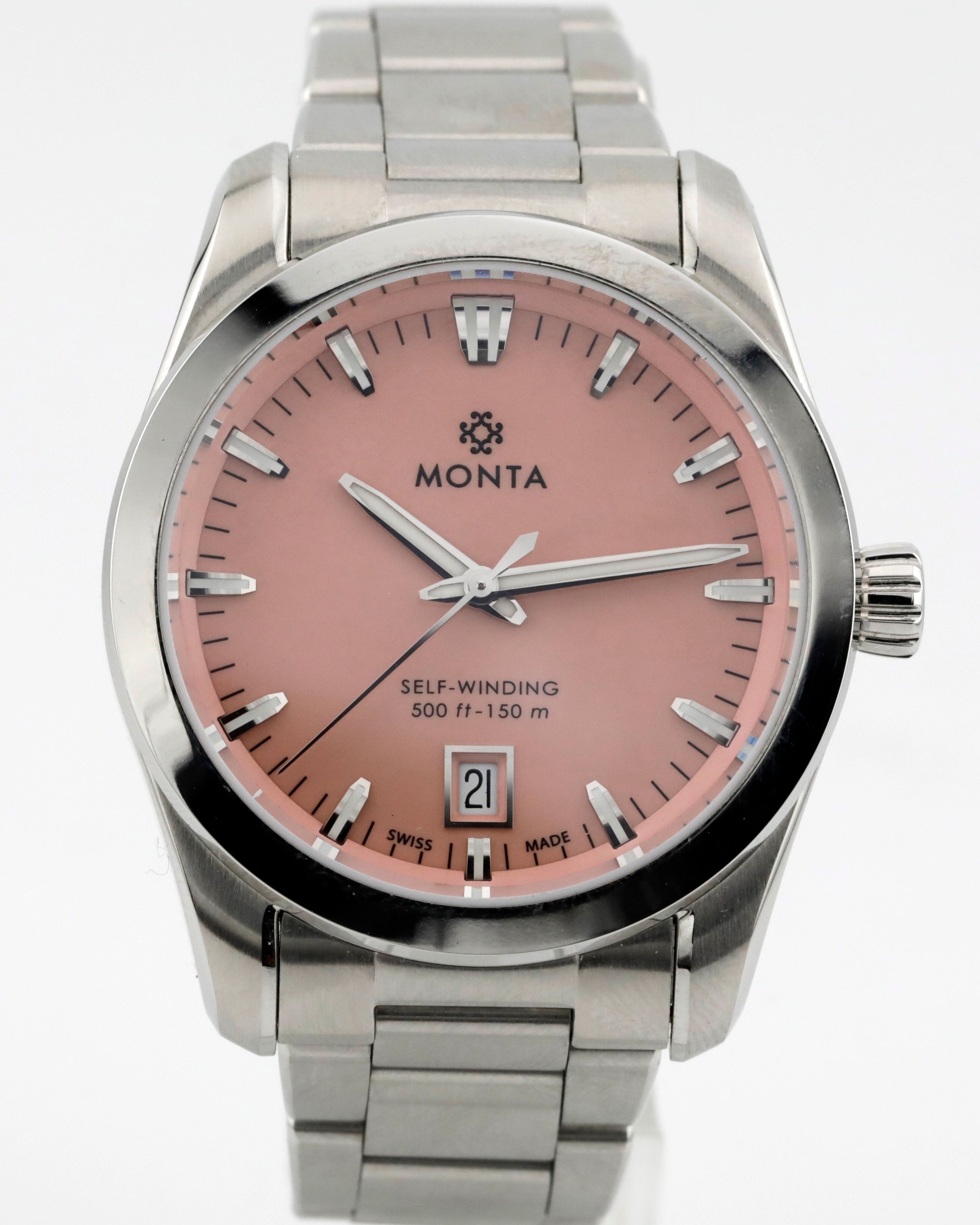 Pre Owned Monta Noble Limited Edition 1/3  Pink Dial Ref# 705MOO5PPU