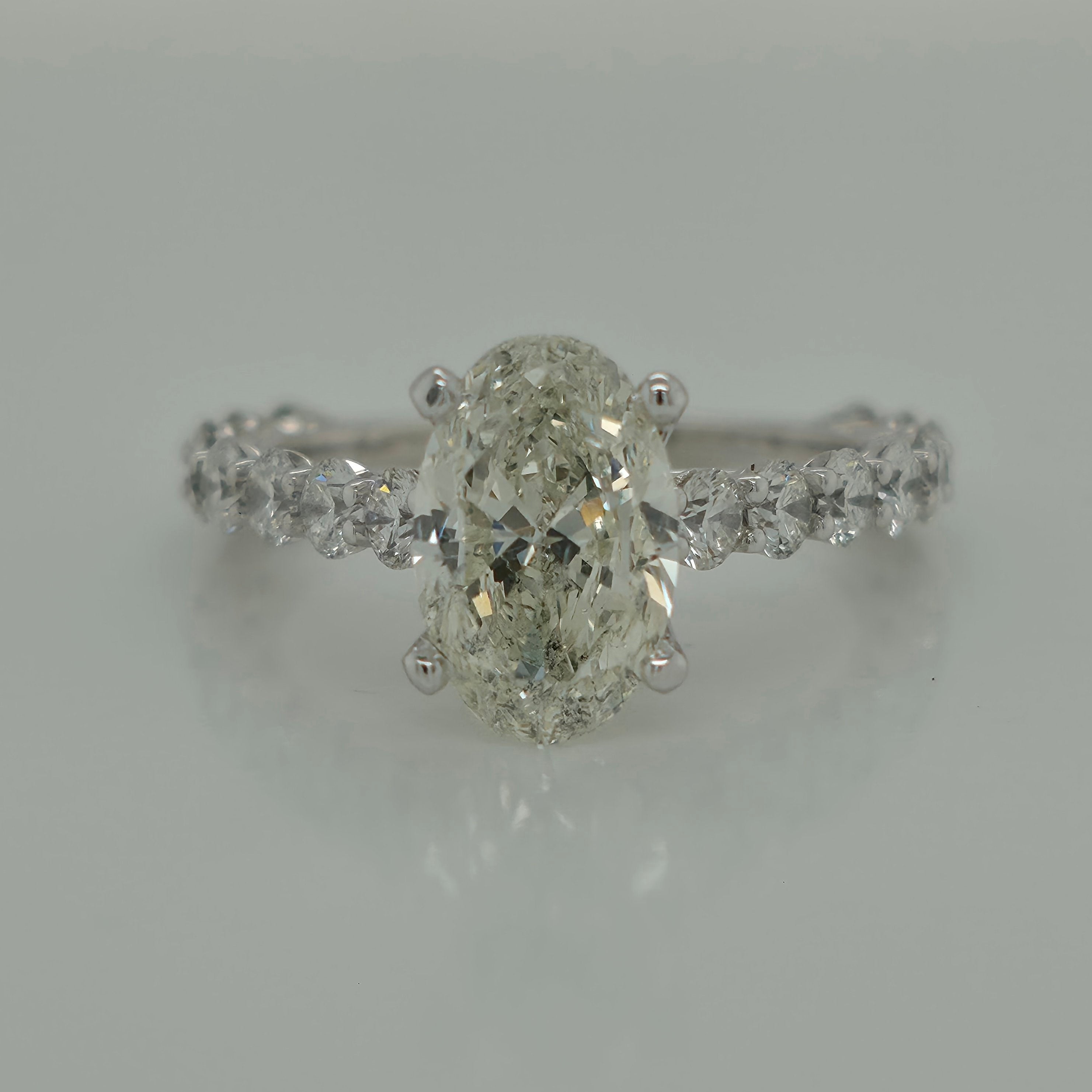 1.50ct Oval Shaped Diamond Engagement Ring