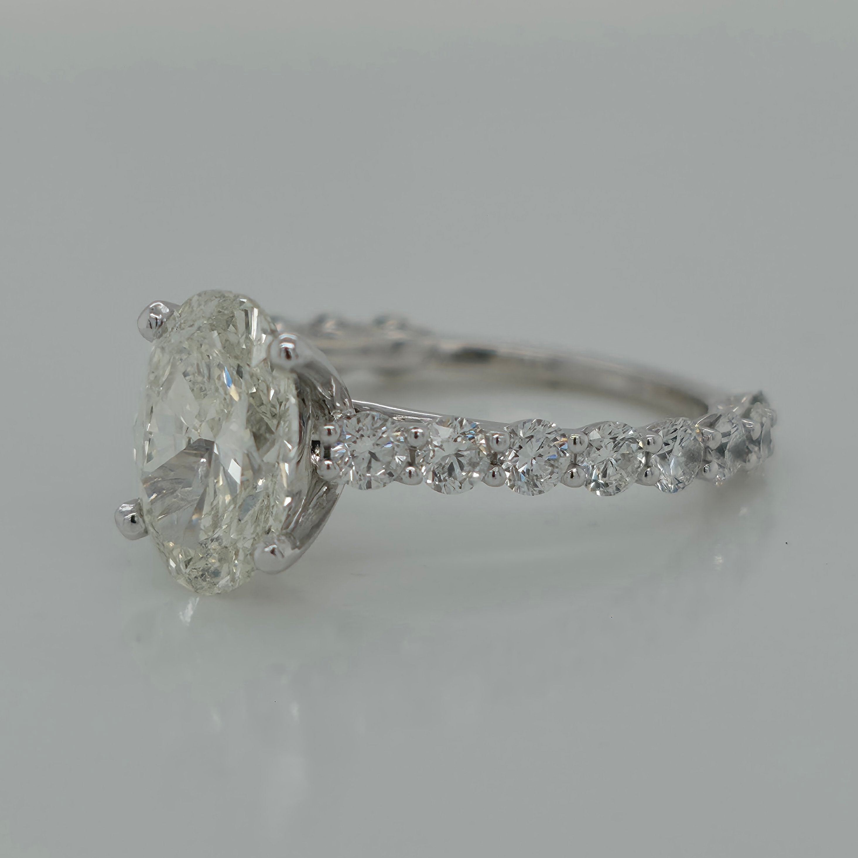 1.50ct Oval Shaped Diamond Engagement Ring