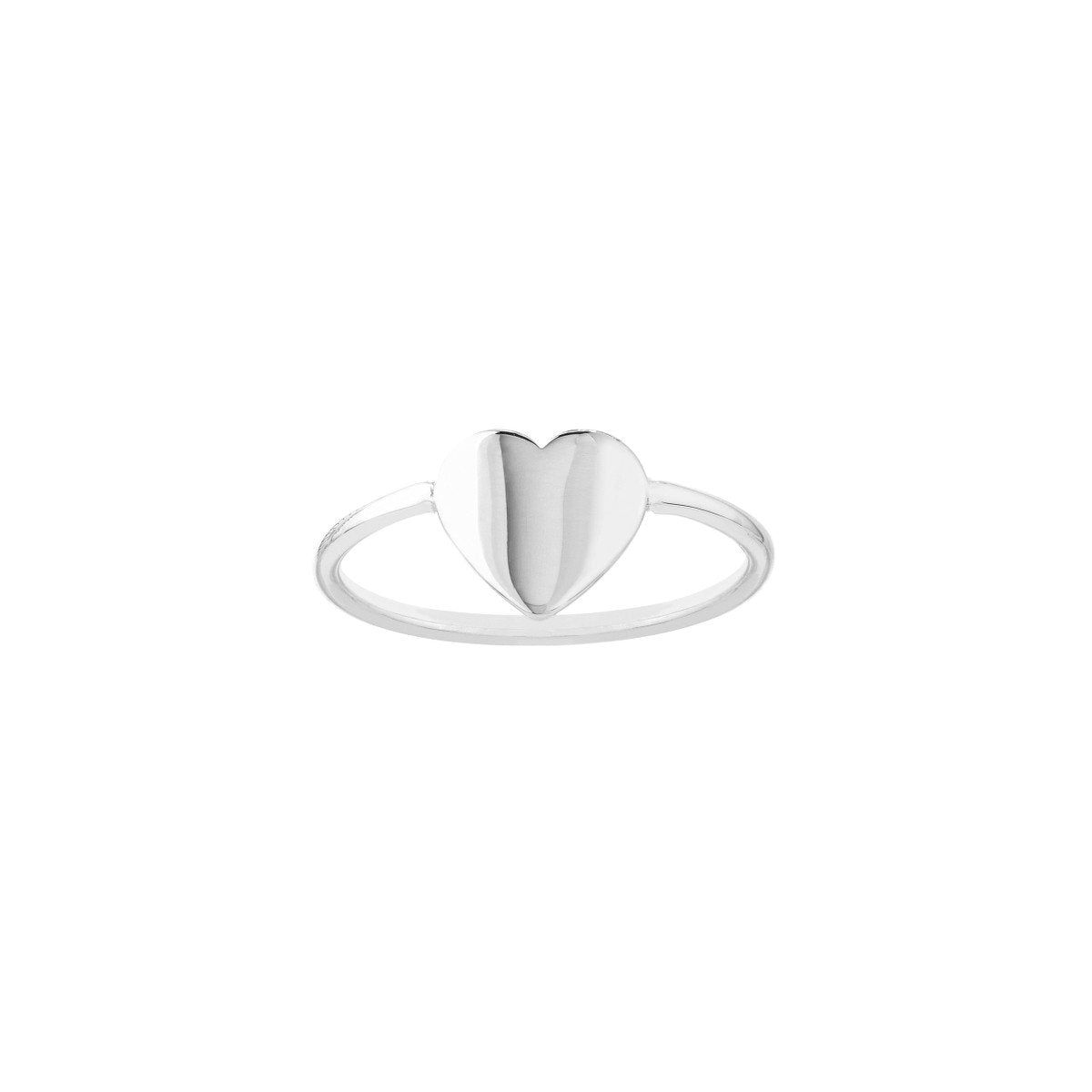 Polished Heart Ring