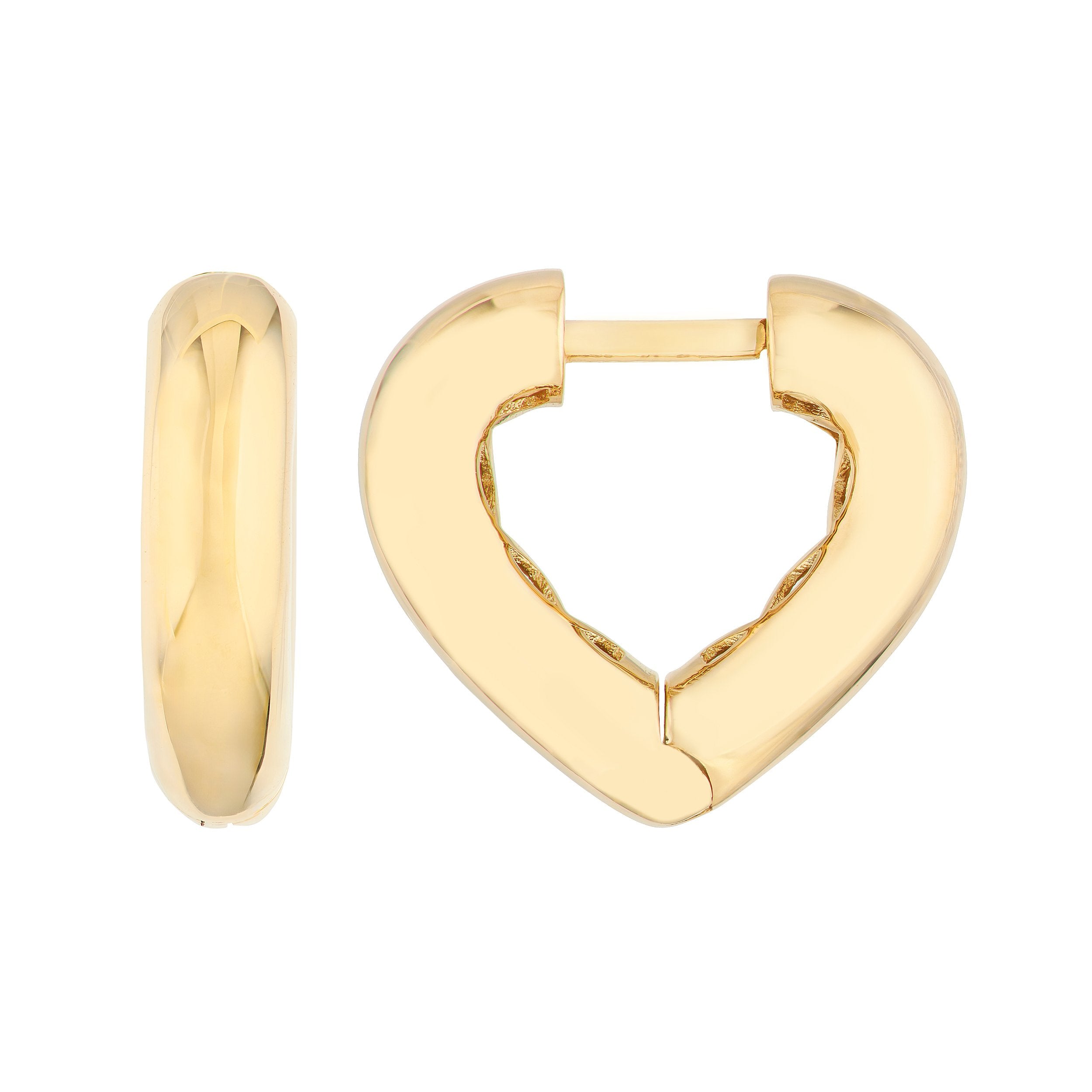 Heart Hoop Earrings
