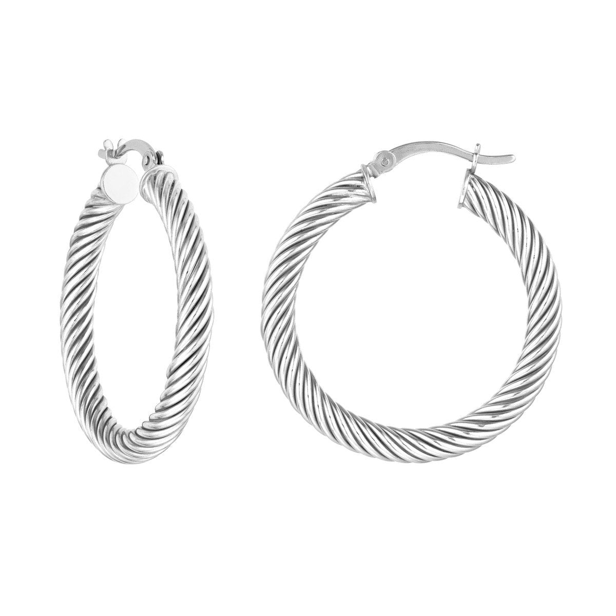 Sterling Silver Hoop Earrings
