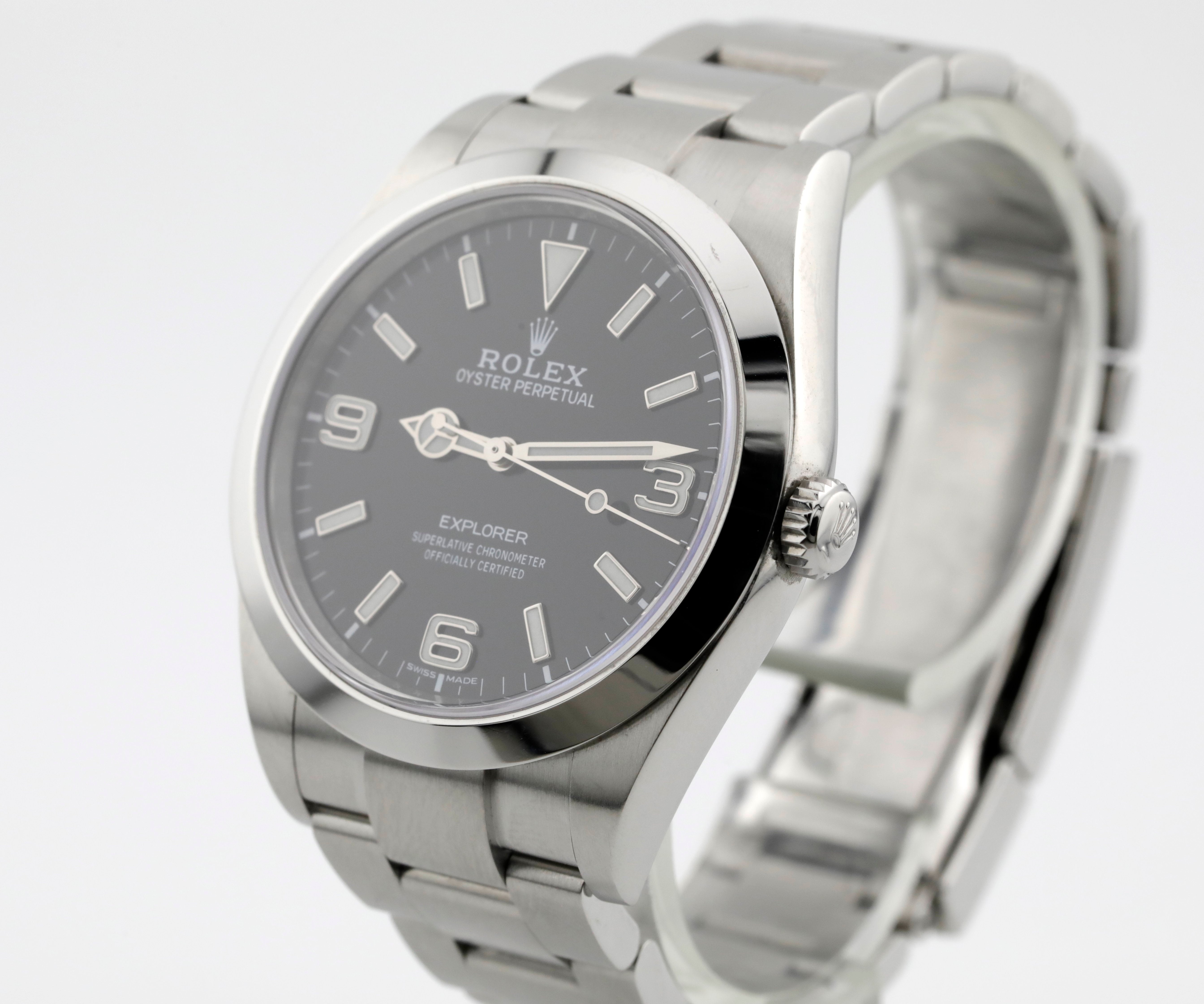 Pre Owned Rolex Explorer, 39mm Ref# 214270