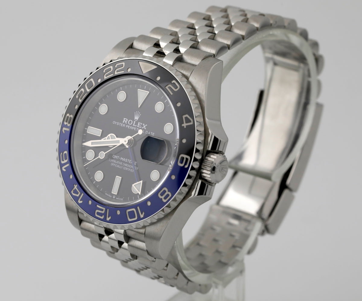 Pre Owned Rolex GMT Master II Batgirl, REF. 126710BLNR