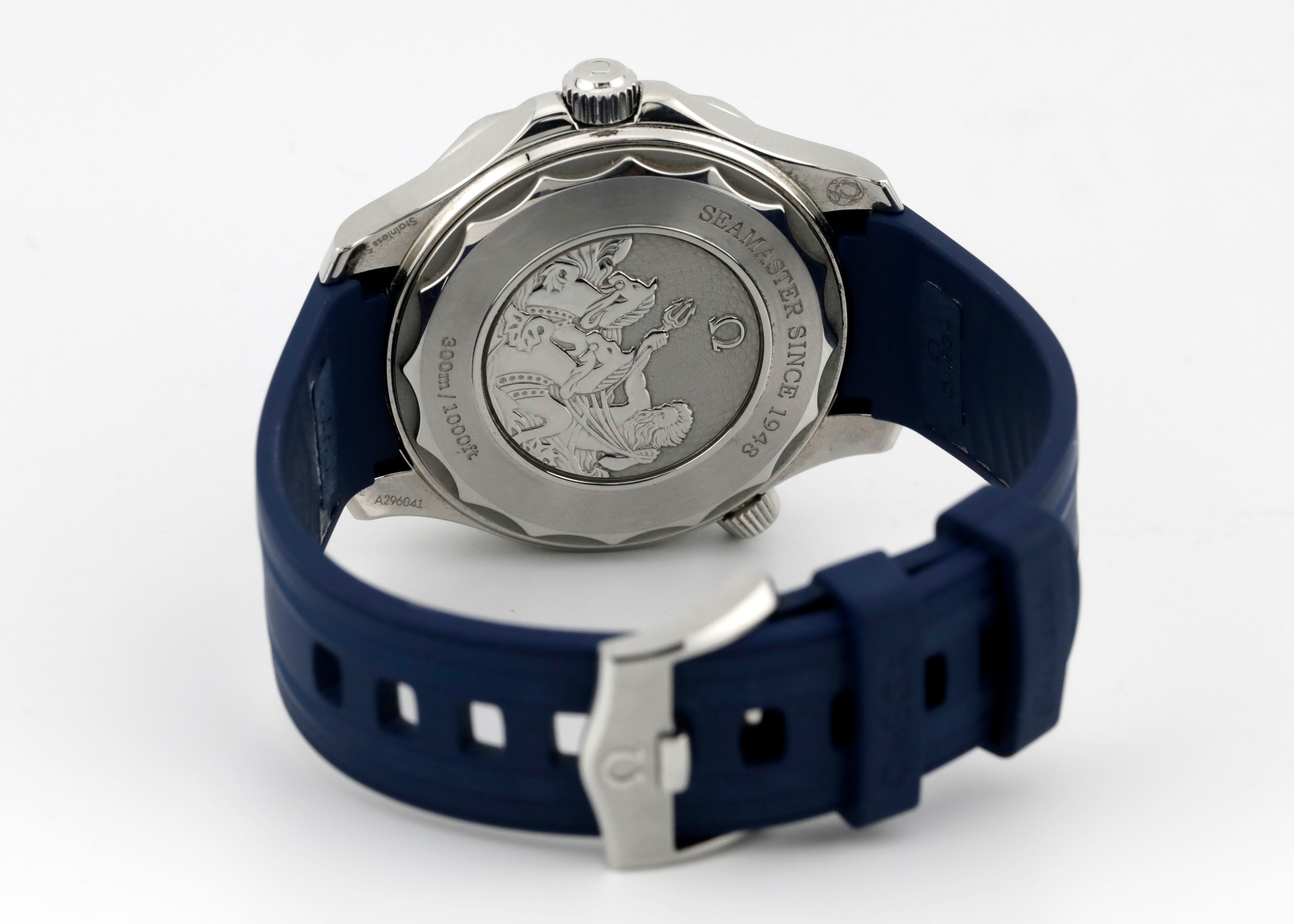 Pre Owned Omega Seamaster Diver 300m Summer Blue