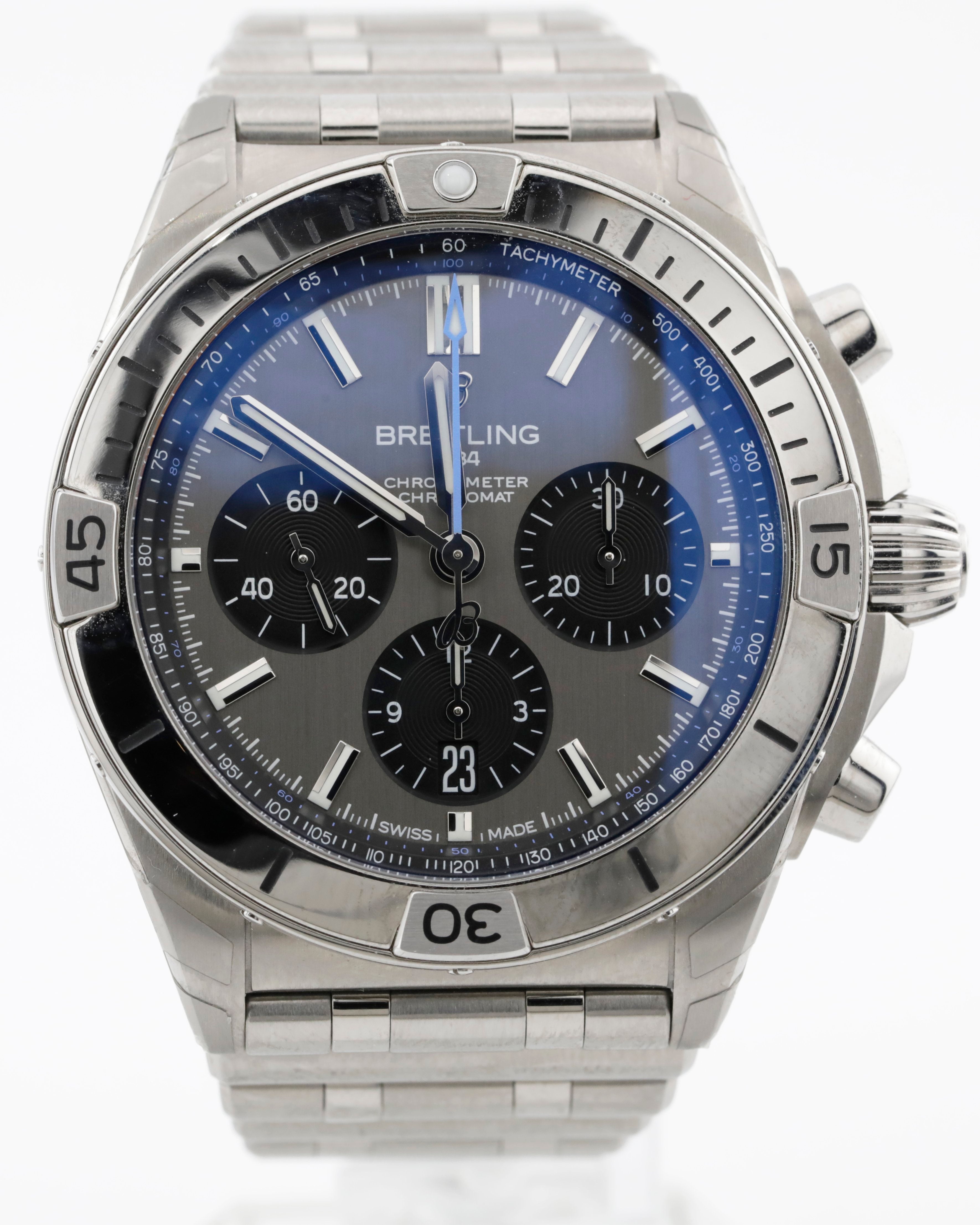 Pre Owned Breitling Chronomat B01 42, Titanium Case and Bracelet, Anthracite Dial, ref. EB0134101M1E1