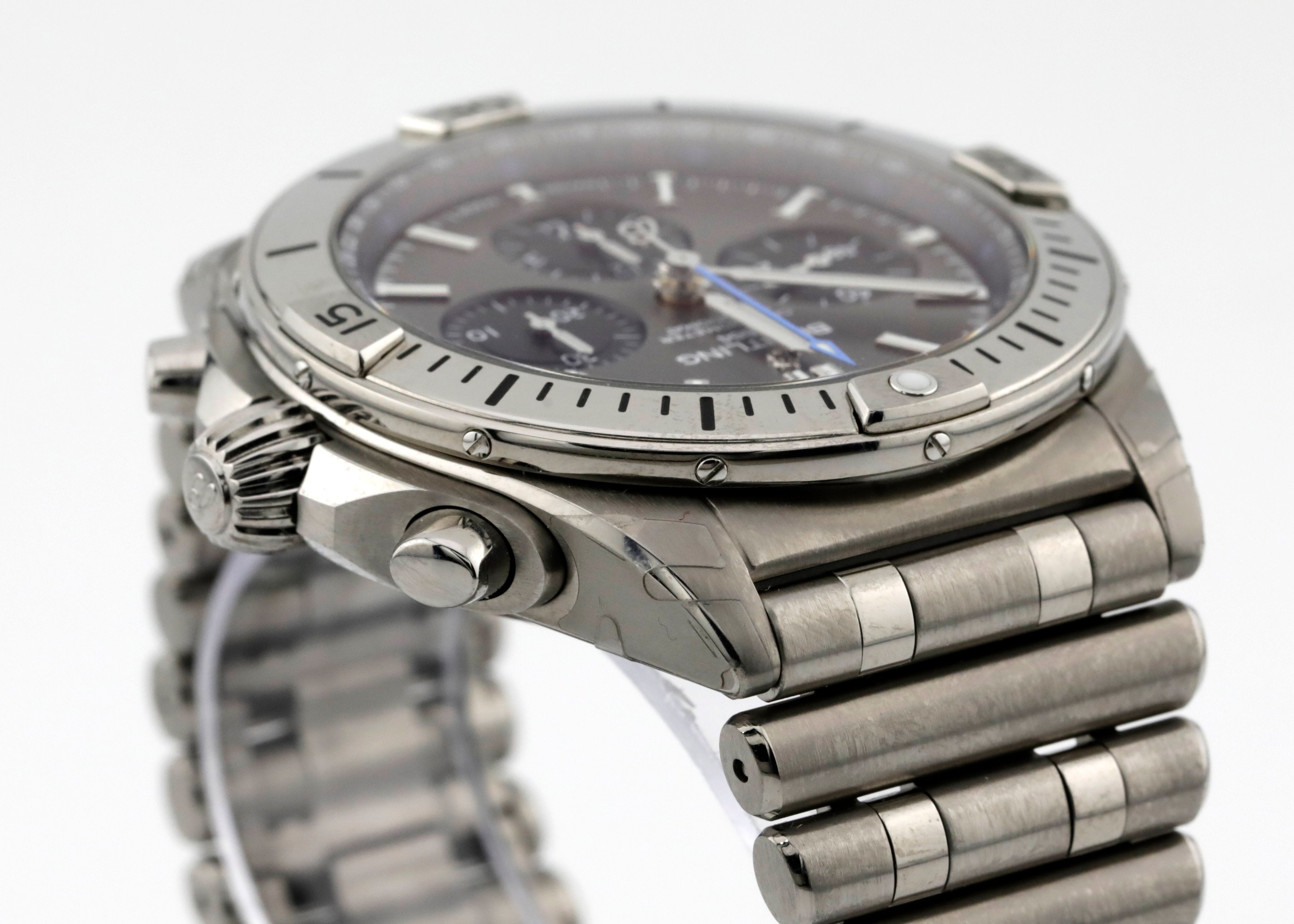 Pre Owned Breitling Chronomat B01 42, Titanium Case and Bracelet, Anthracite Dial, ref. EB0134101M1E1