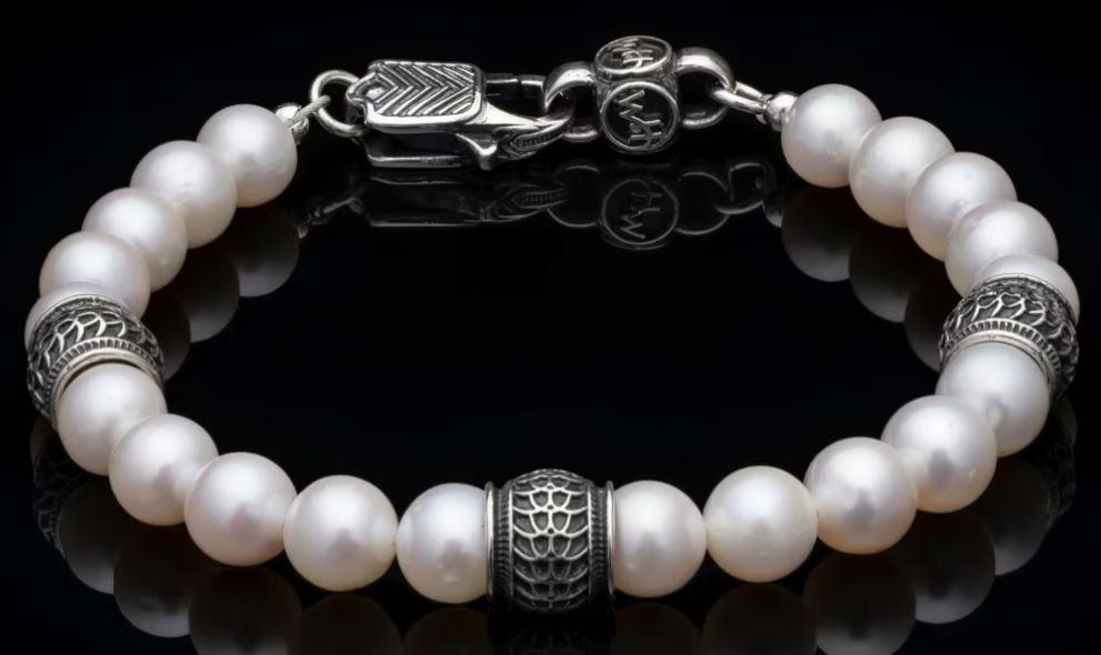 William Henry Mens Bracelet Full Moon Size Large Ref# BB58 WP