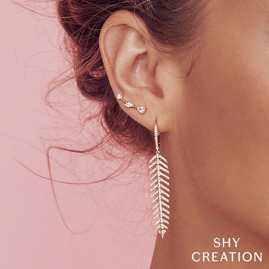 Shy Creation Diamond Earrings