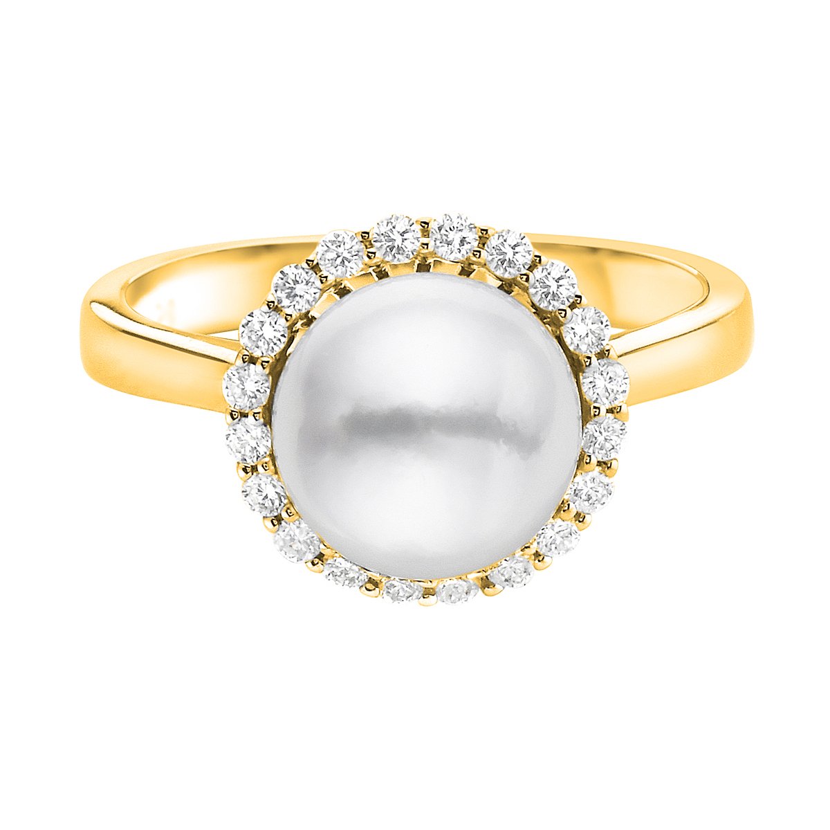 Pearl and Diamond Ring