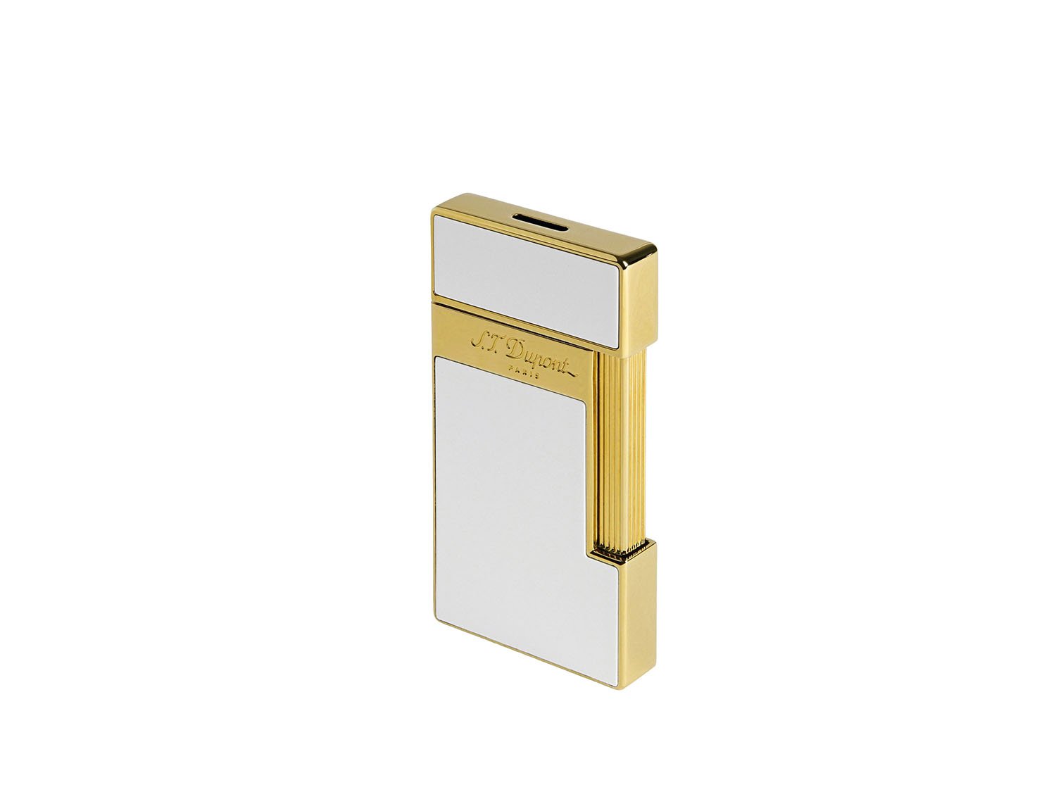 S.T. Dupont Slimmy Shiny White Lacquer Lighter