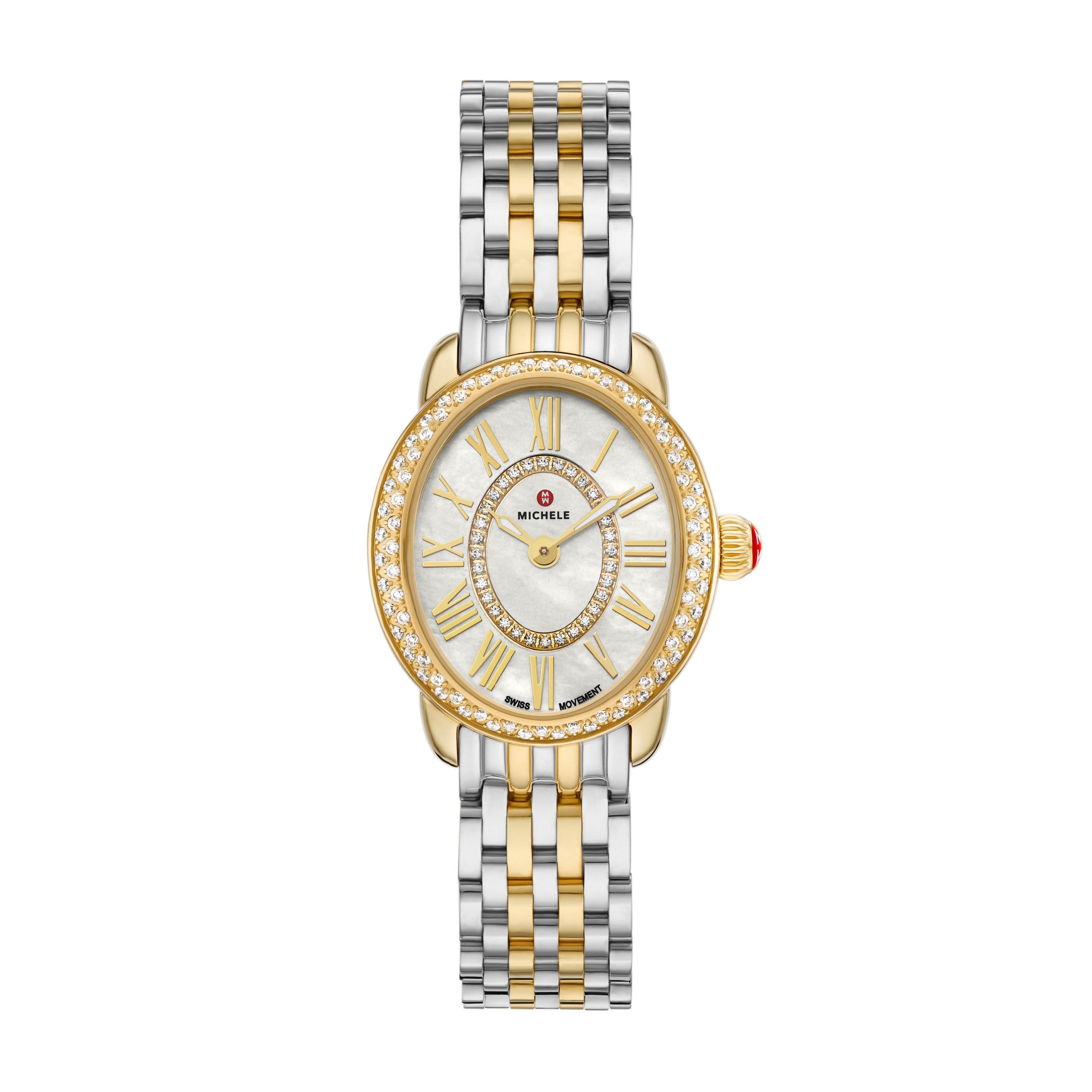Michele Serein Oval Diamond Two Tone Ref# MWW21H000002