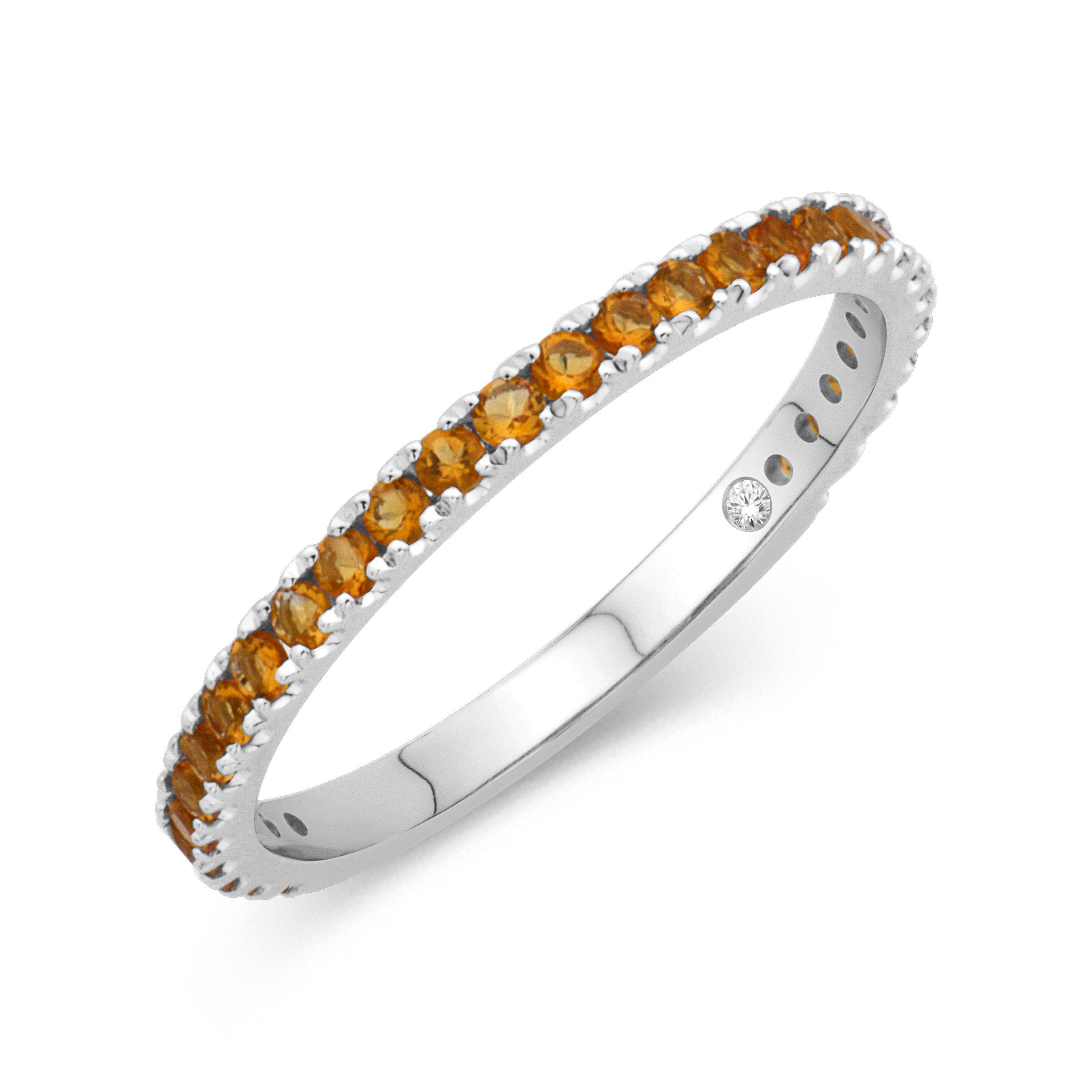 Citrine Birthstone Band