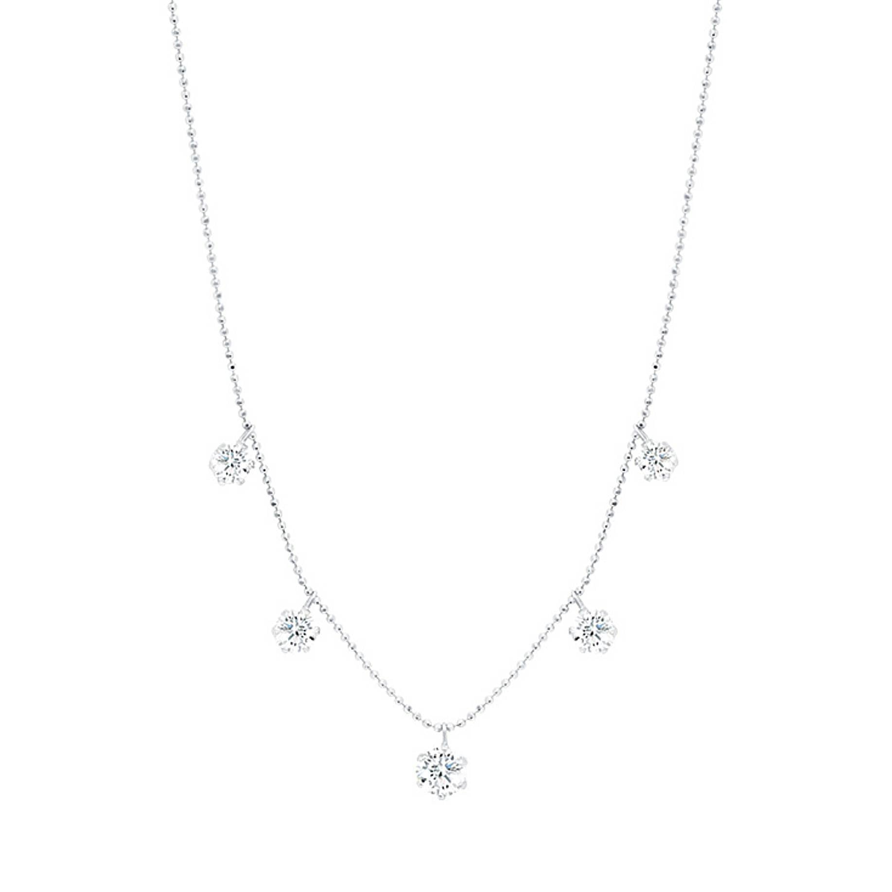Graziela Floating Diamond Necklace