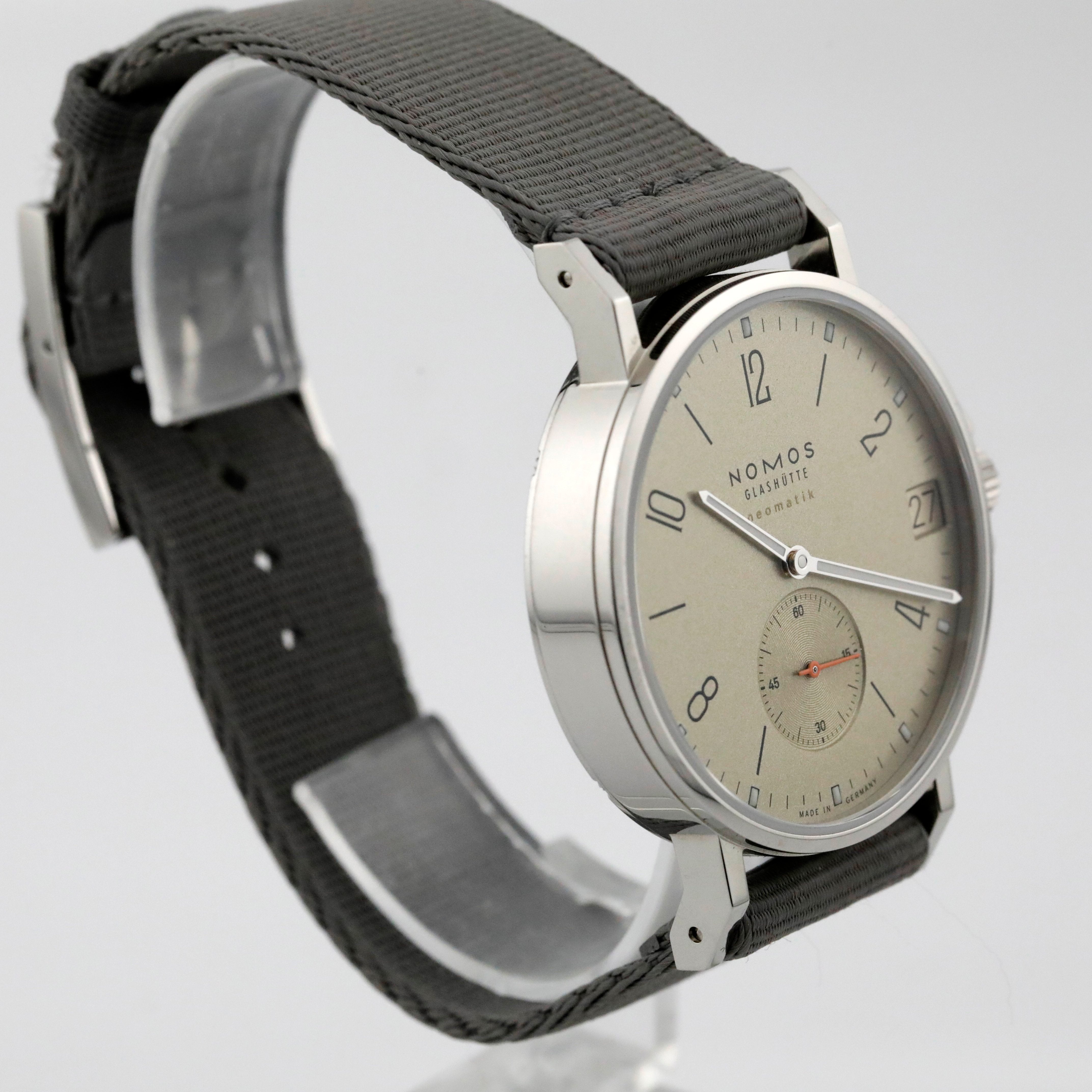 Pre-Owned Nomos Glashutte Ahoi Neomatik 38 Date Sand Ref# 517