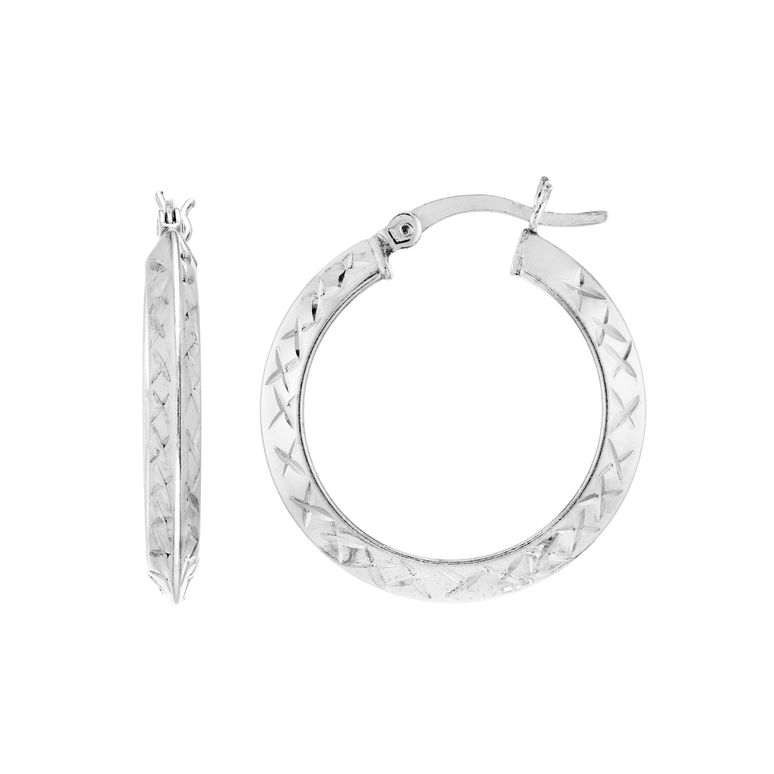 Sterling Silver Hoop Earrings