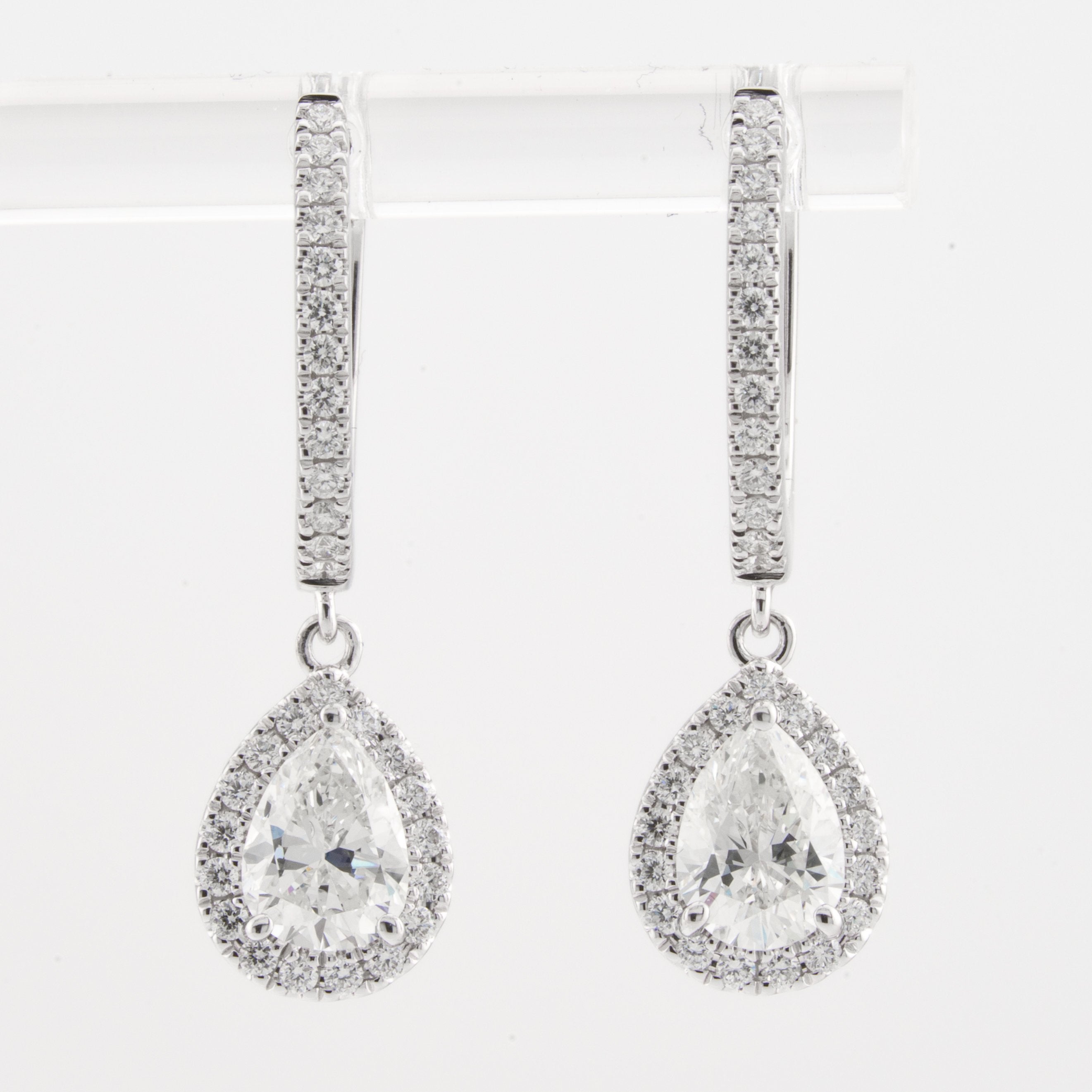 Diamond Dangle Earrings